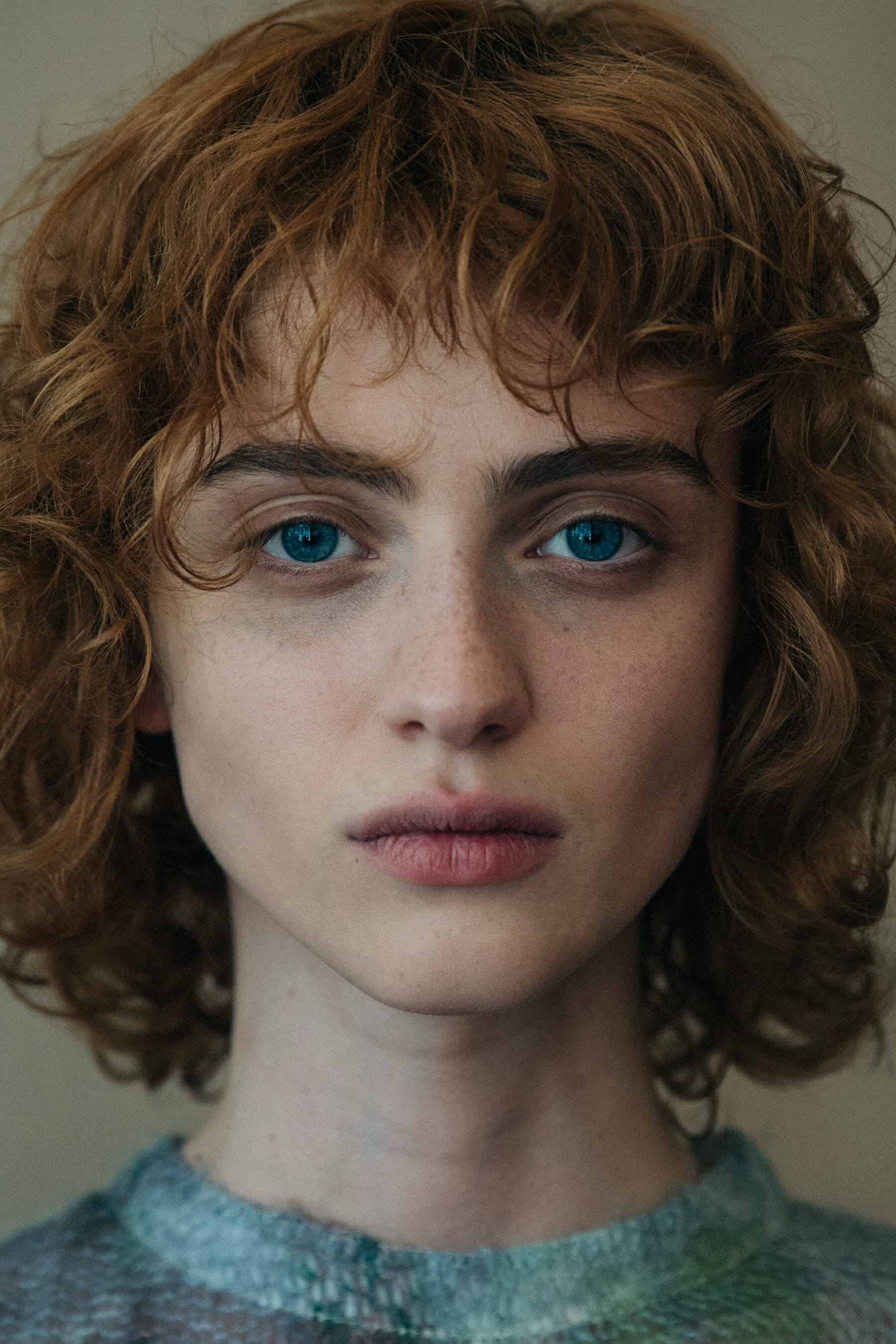 Lika Rigvava backstage at Situationist