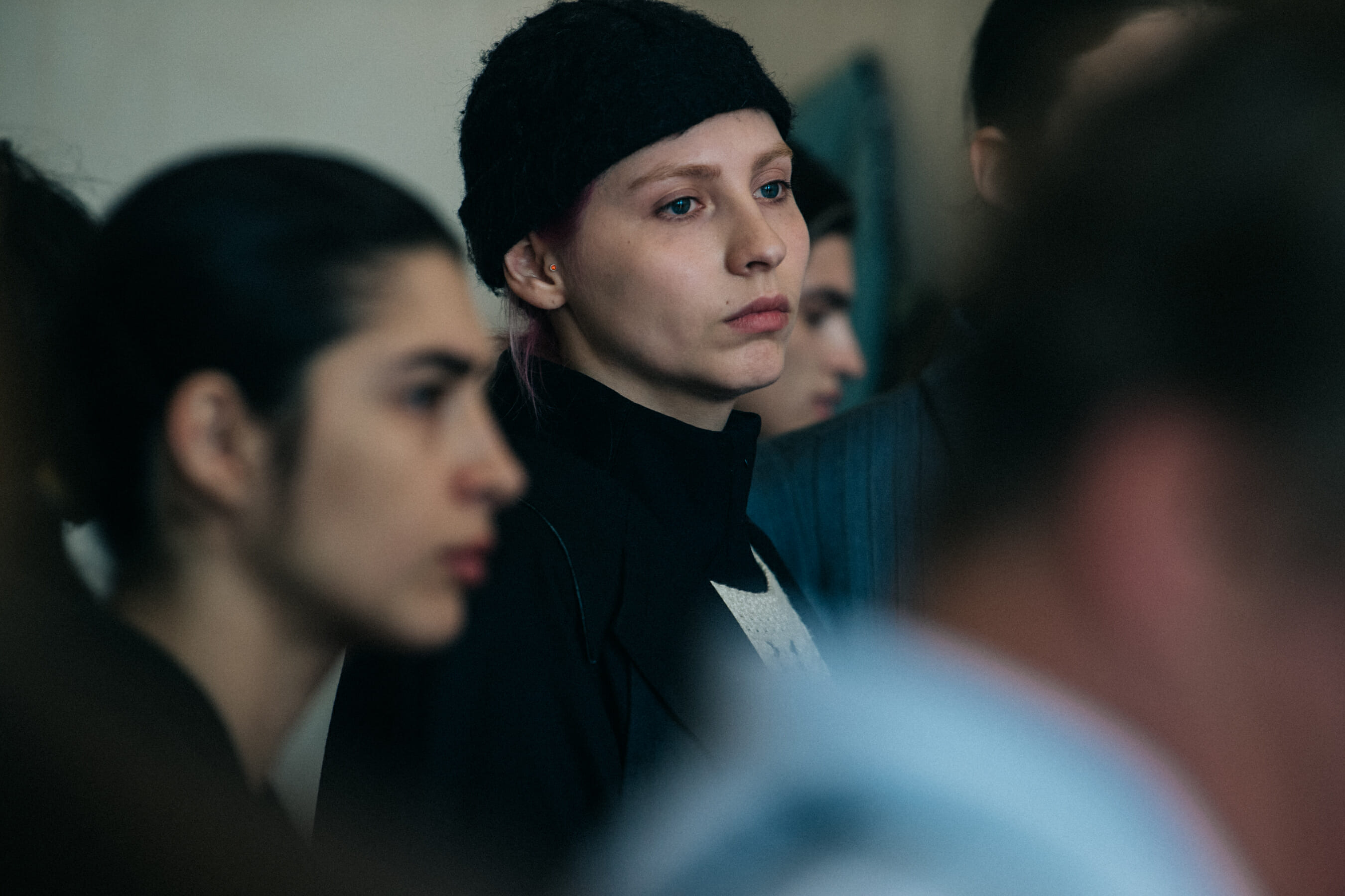 Ekaterina Boltachova backstage at Situationist