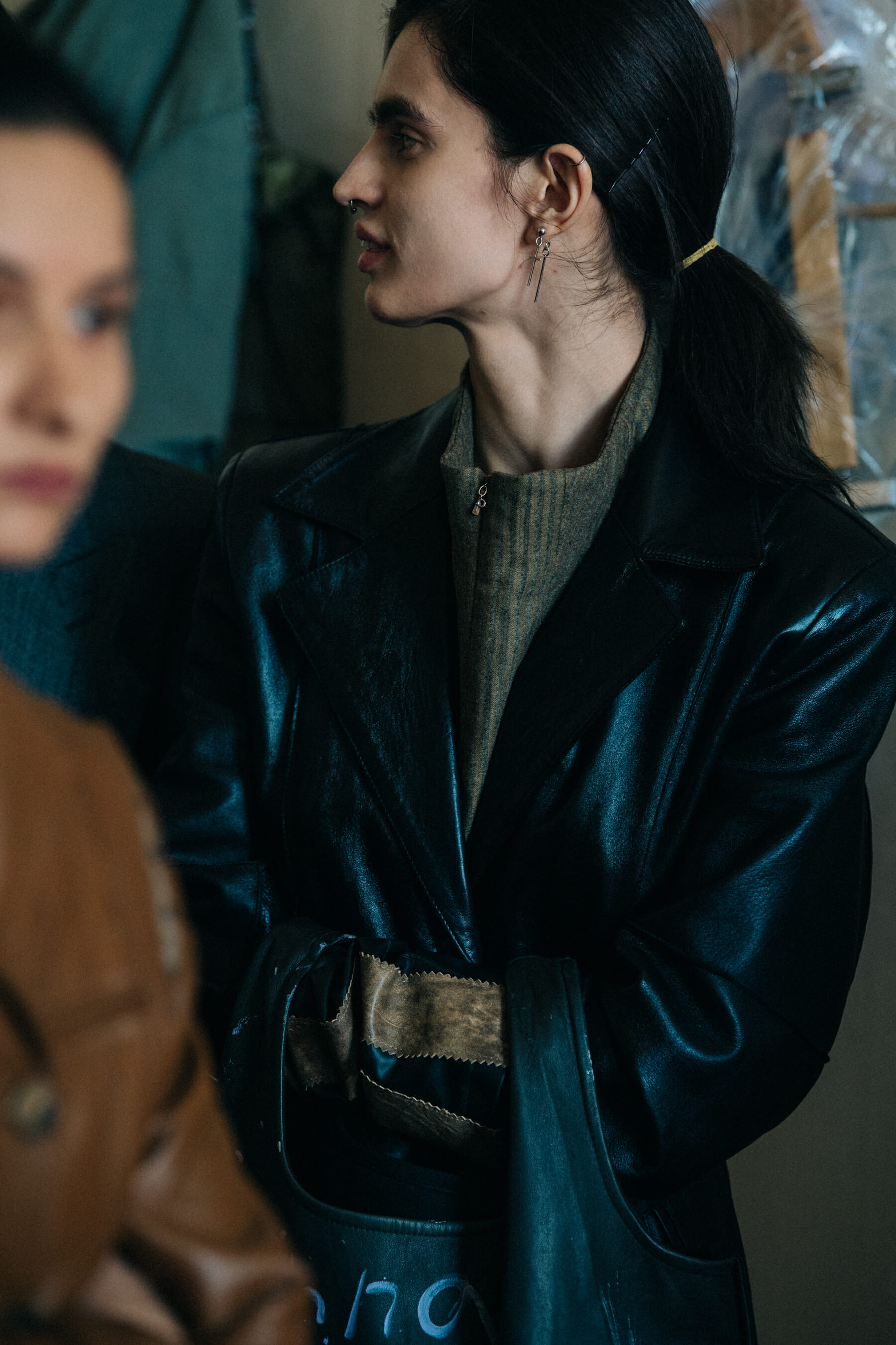 Sasha Panika backstage at Situationist
