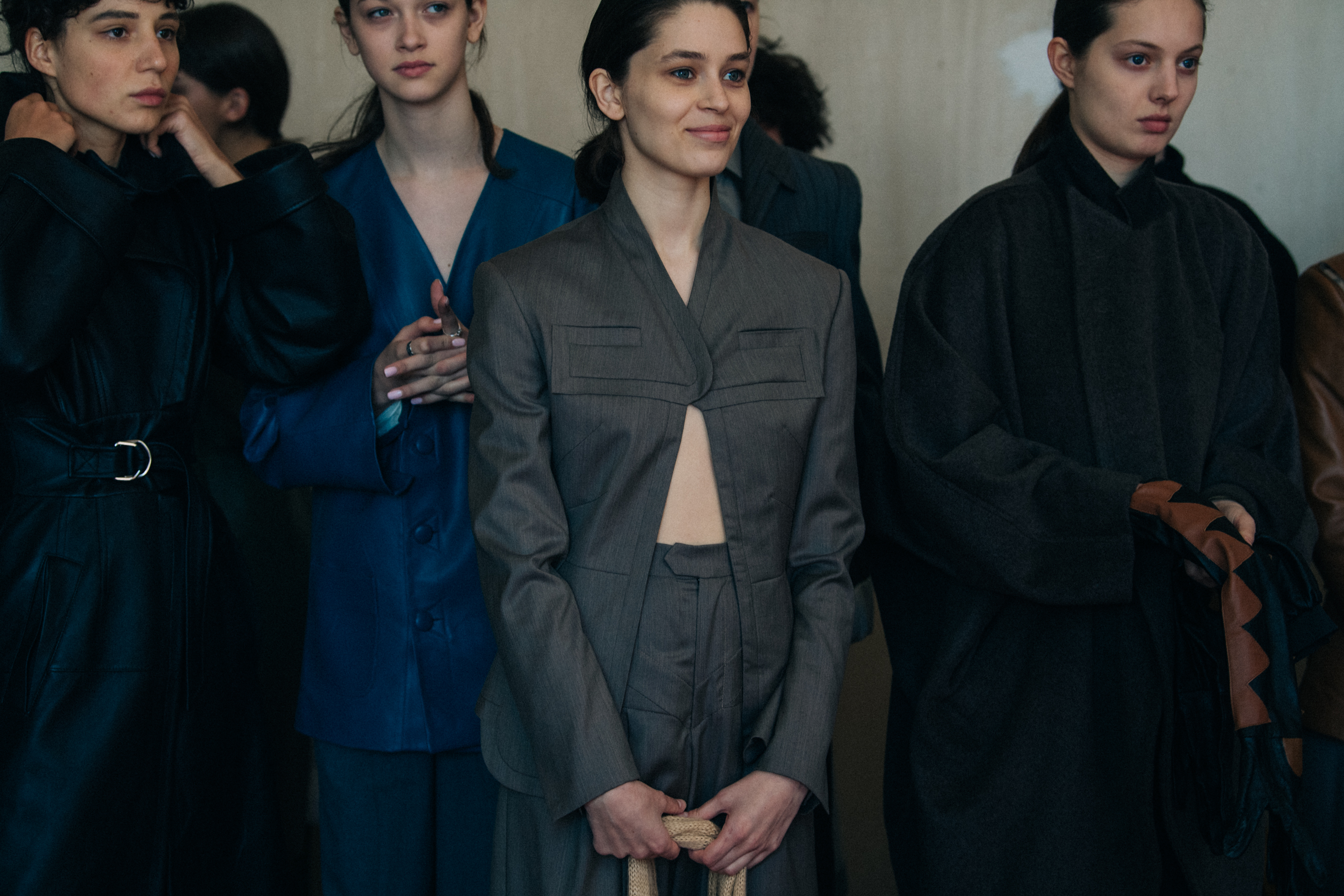 Salome Vibliani backstage at Situationist