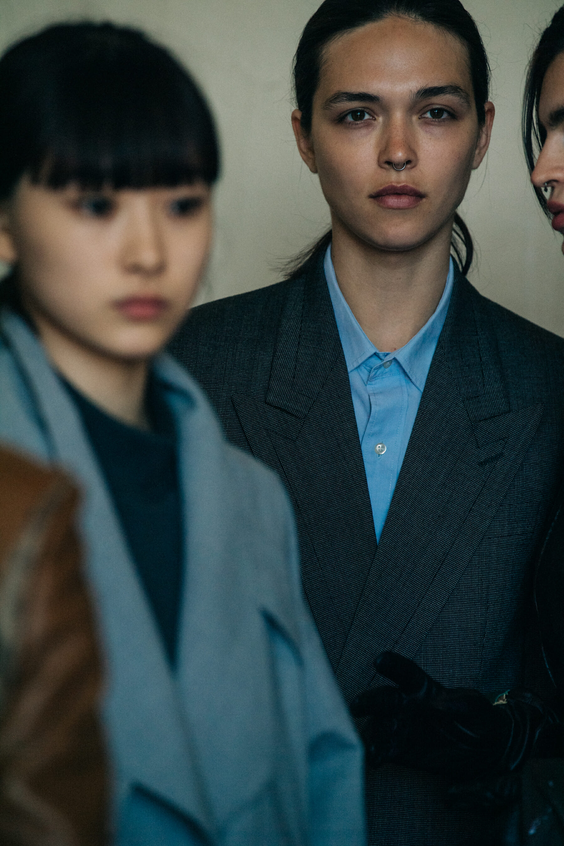 Kate Gogleva backstage at Situationist