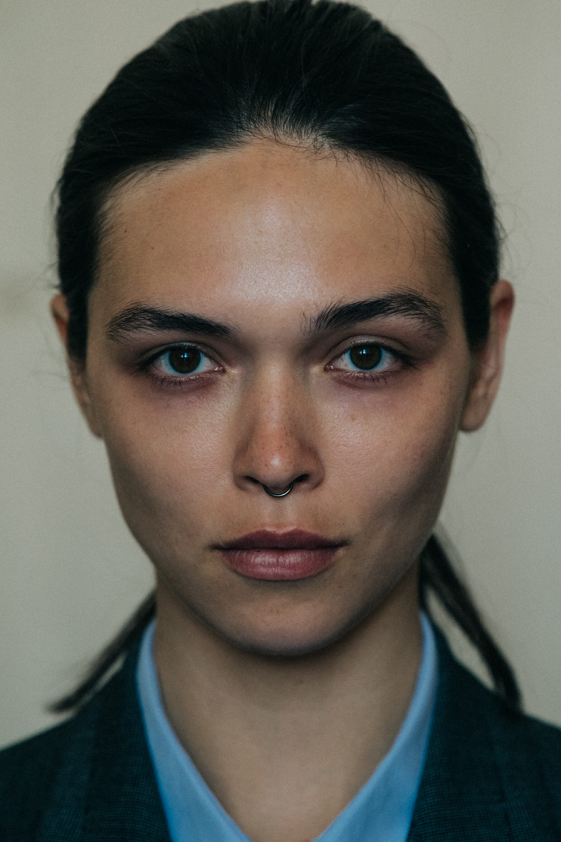 Kate Gogleva backstage at Situationist
