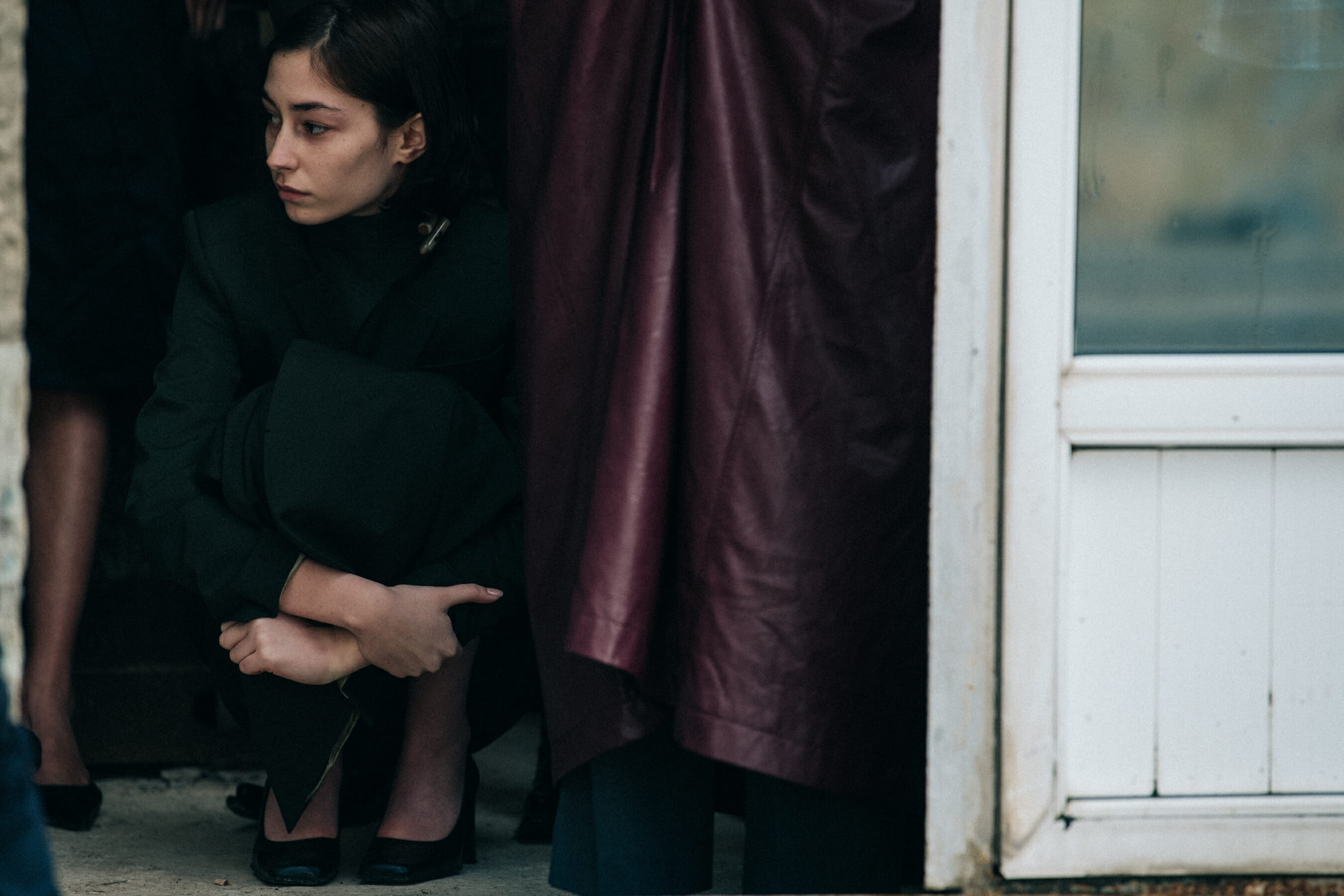 Irina Jijikhia backstage at Situationist