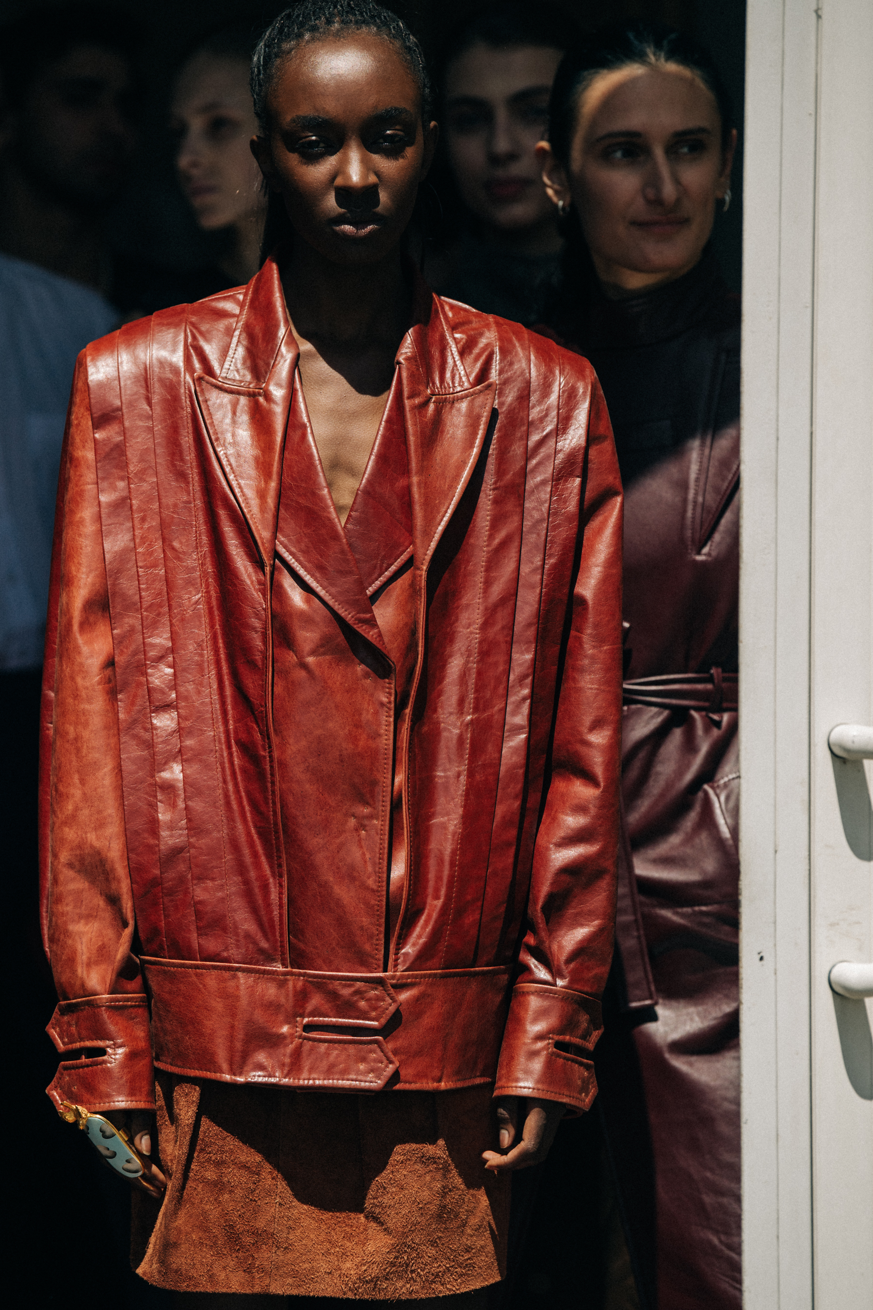 Nicole Atieno backstage at Situationist