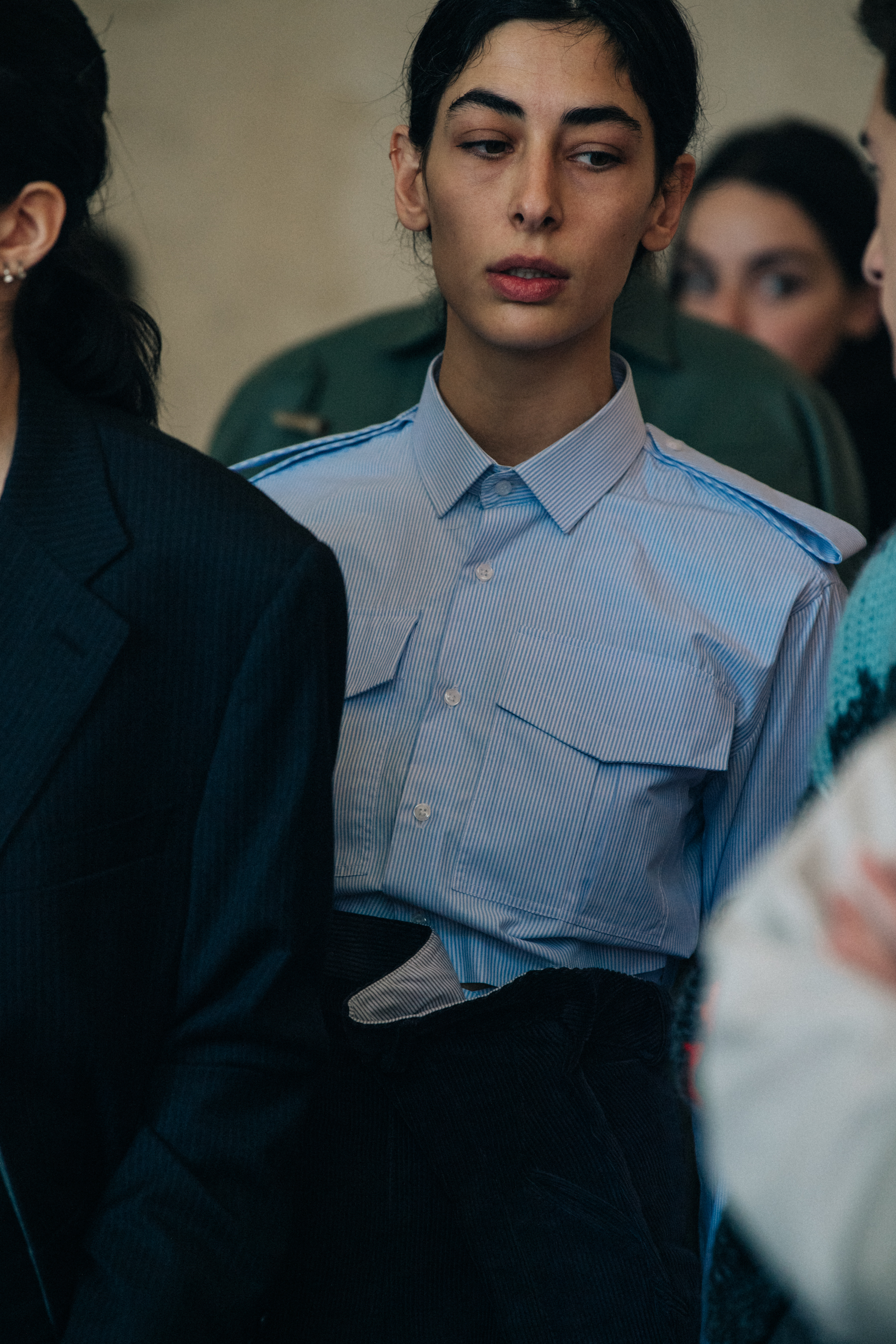 Anka Tsitsishvili backstage at Situationist
