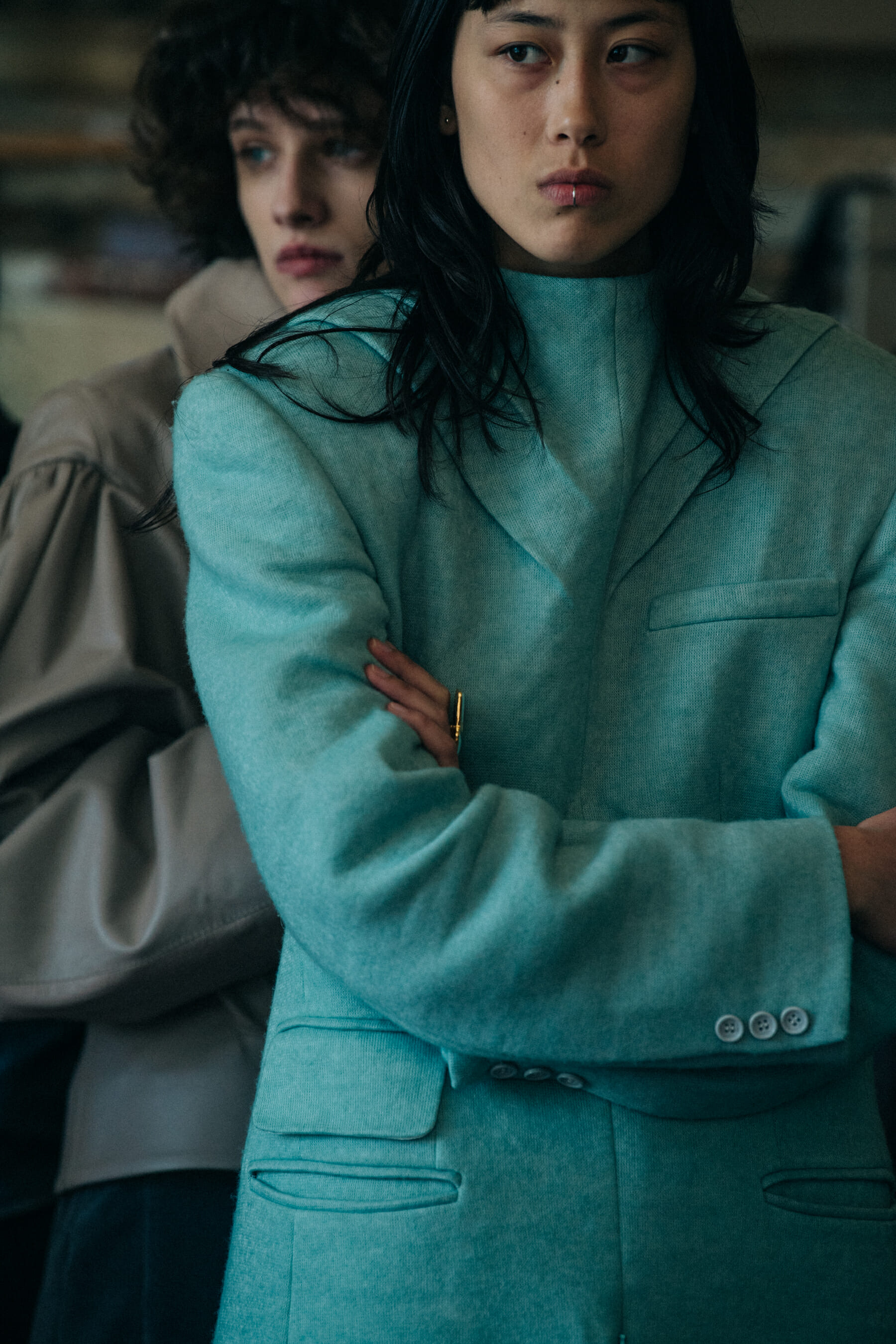 Nina Potskhishvili backstage at Situationist