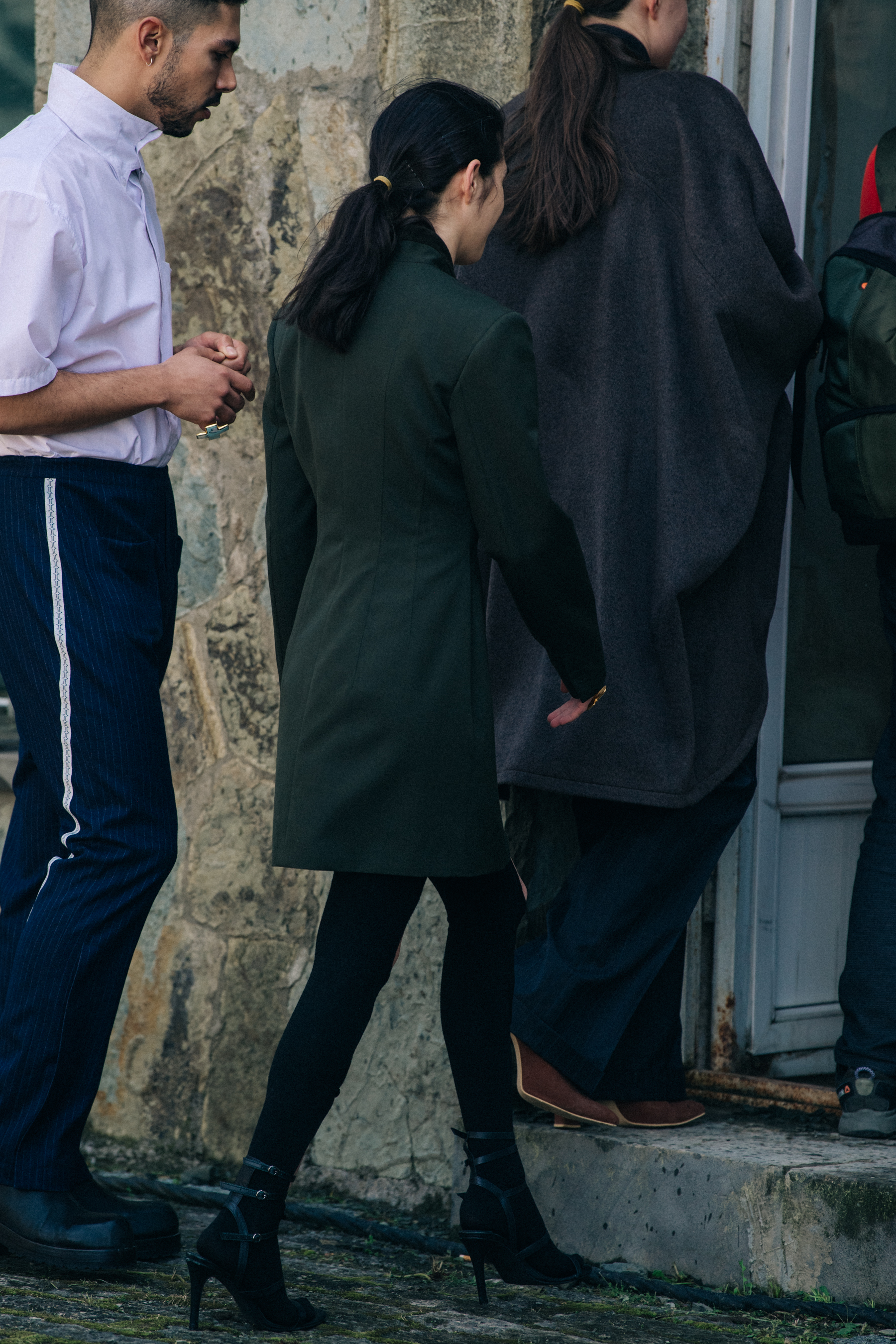 Models wearing smart outfits at Situationist