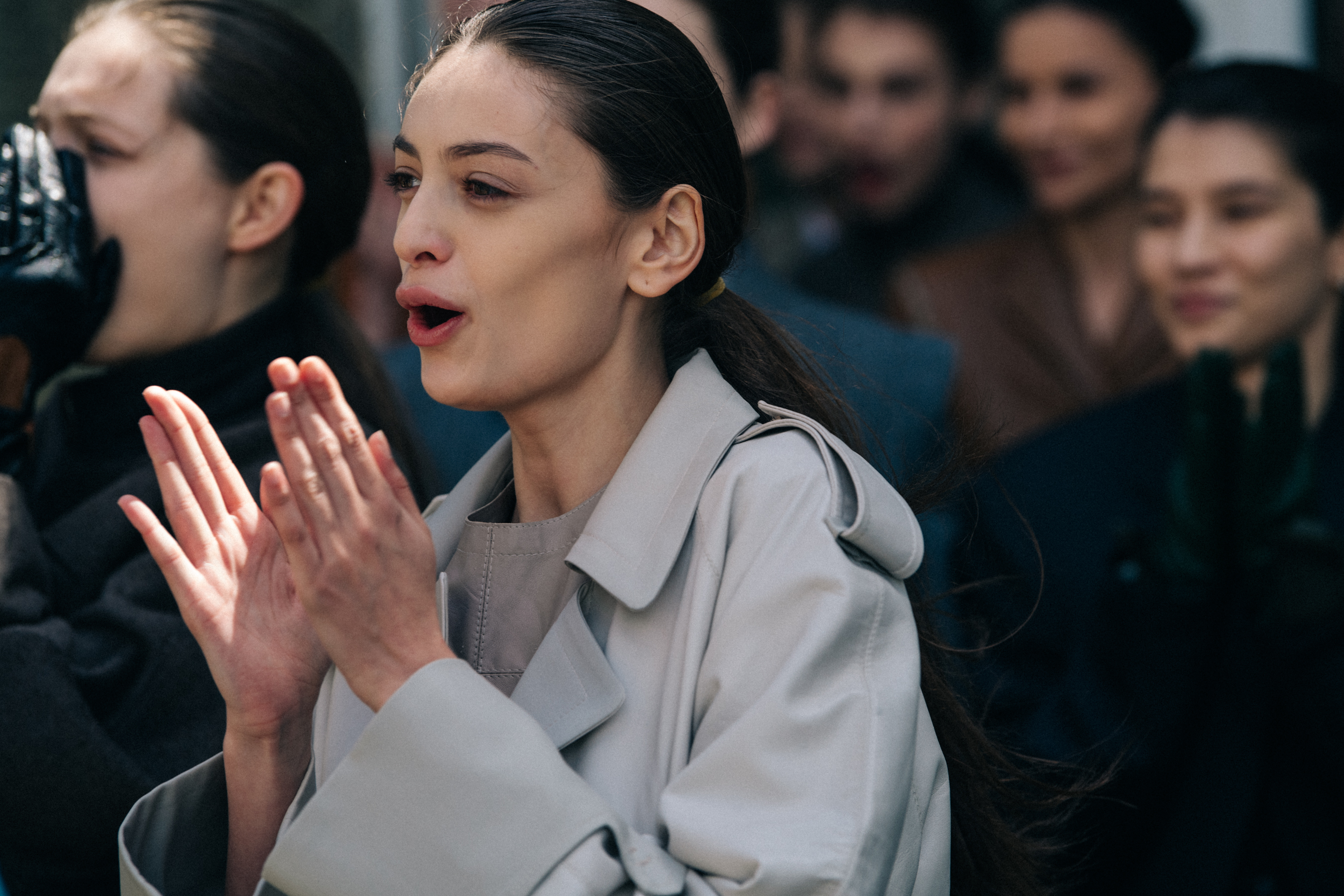 Models wearing smart outfits at Situationist