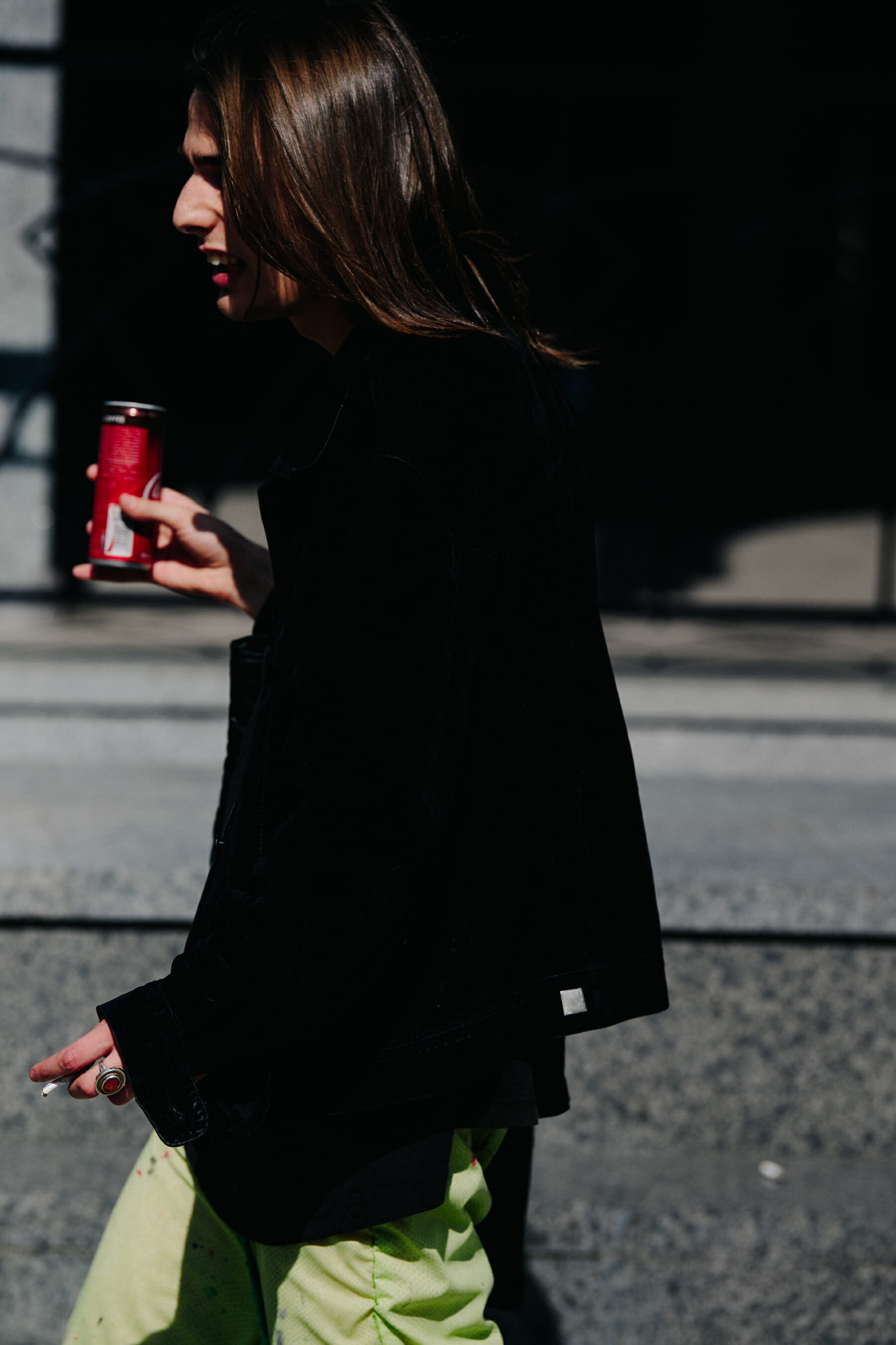 Man wearing black jacket