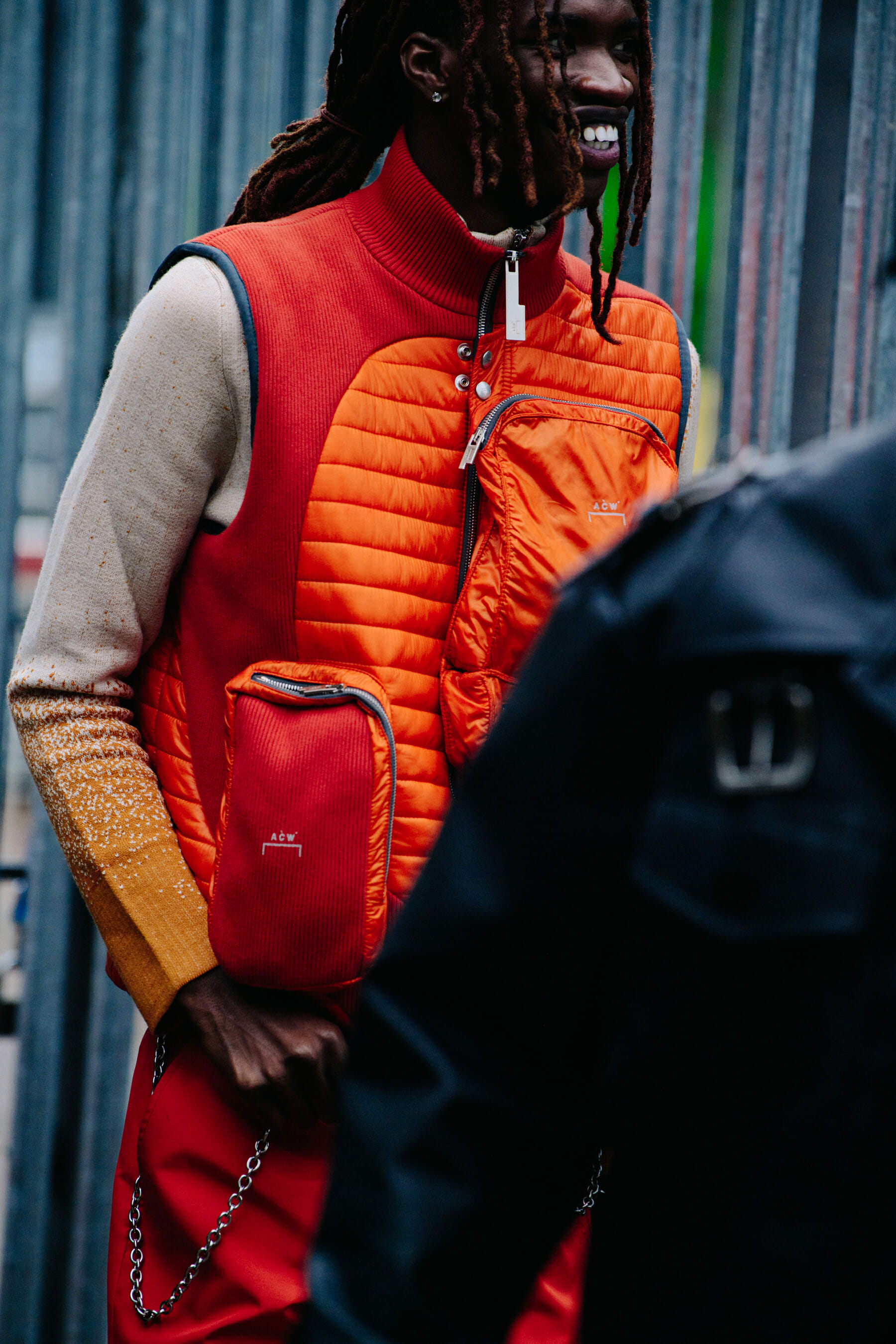 Model wearing A Cold Wall outfit