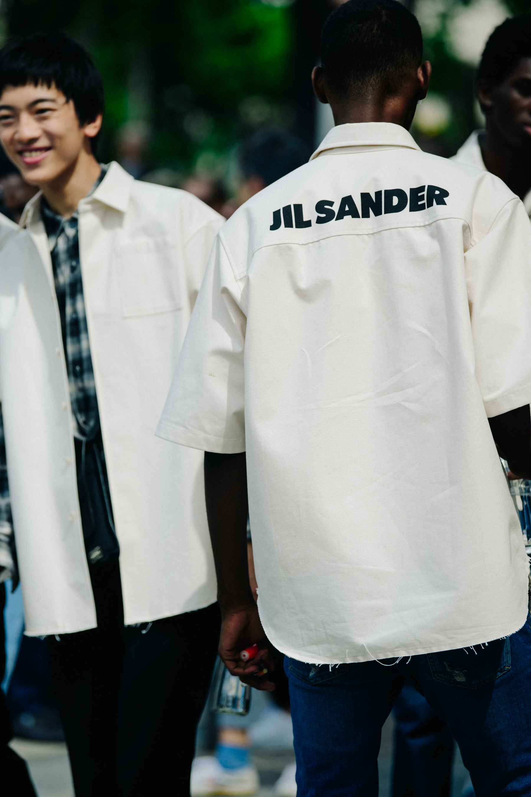 Models wearing Jil Sander