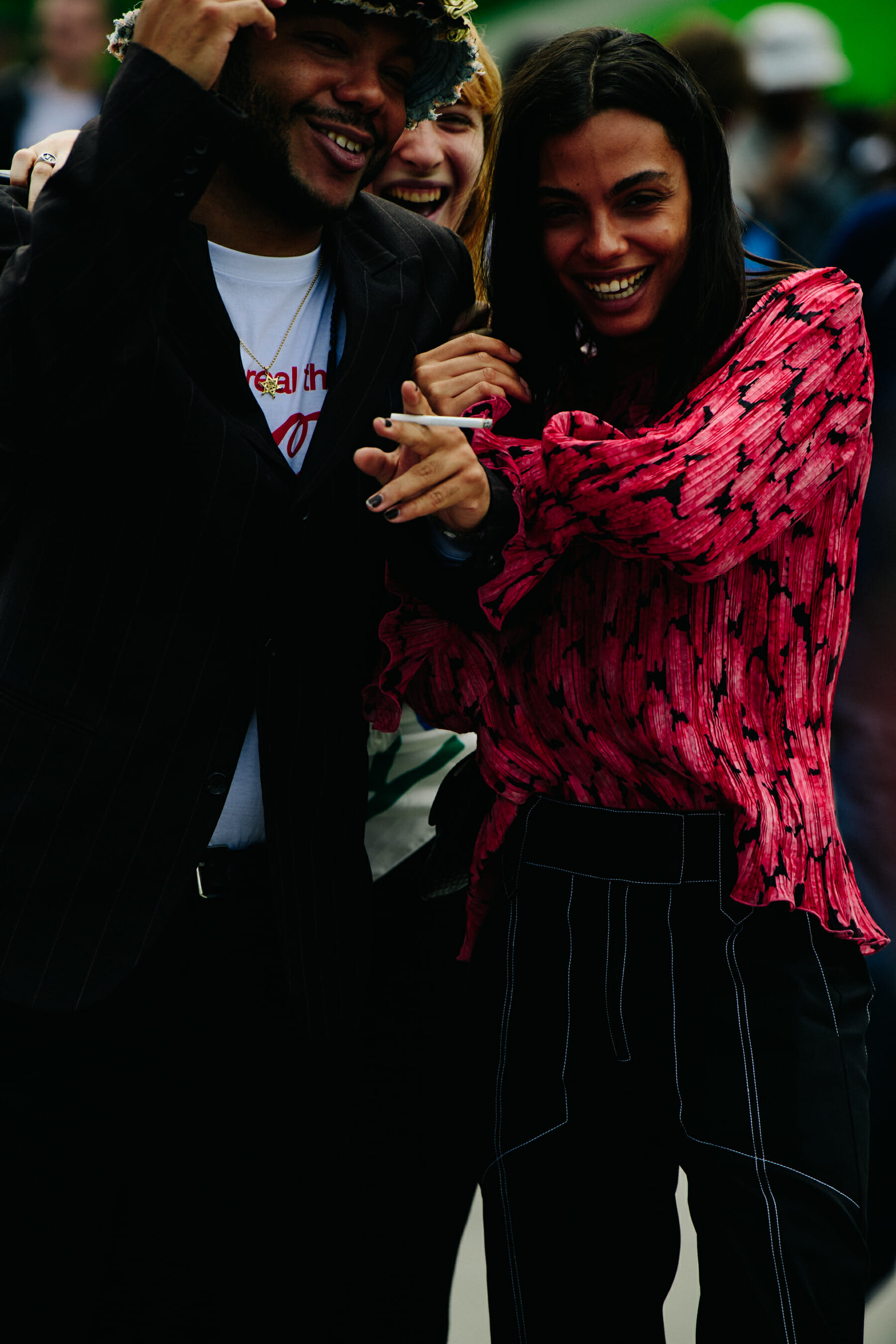 Couple wearing stylish clothes