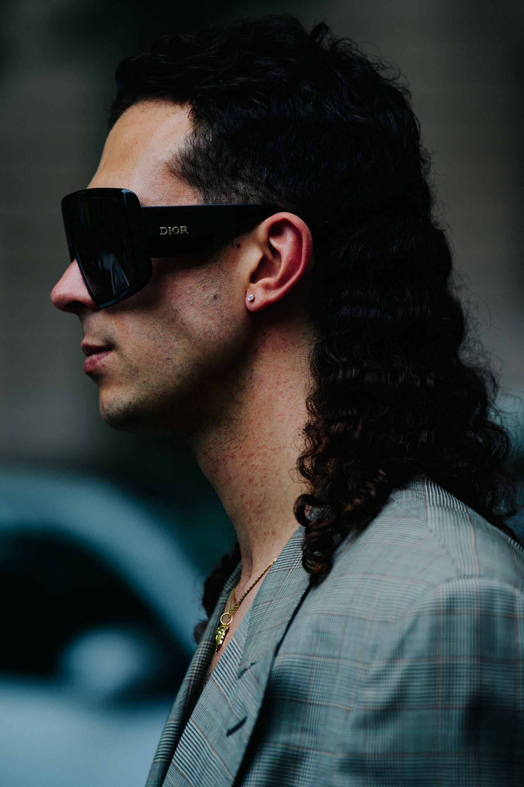 Man wearing Dior glasses