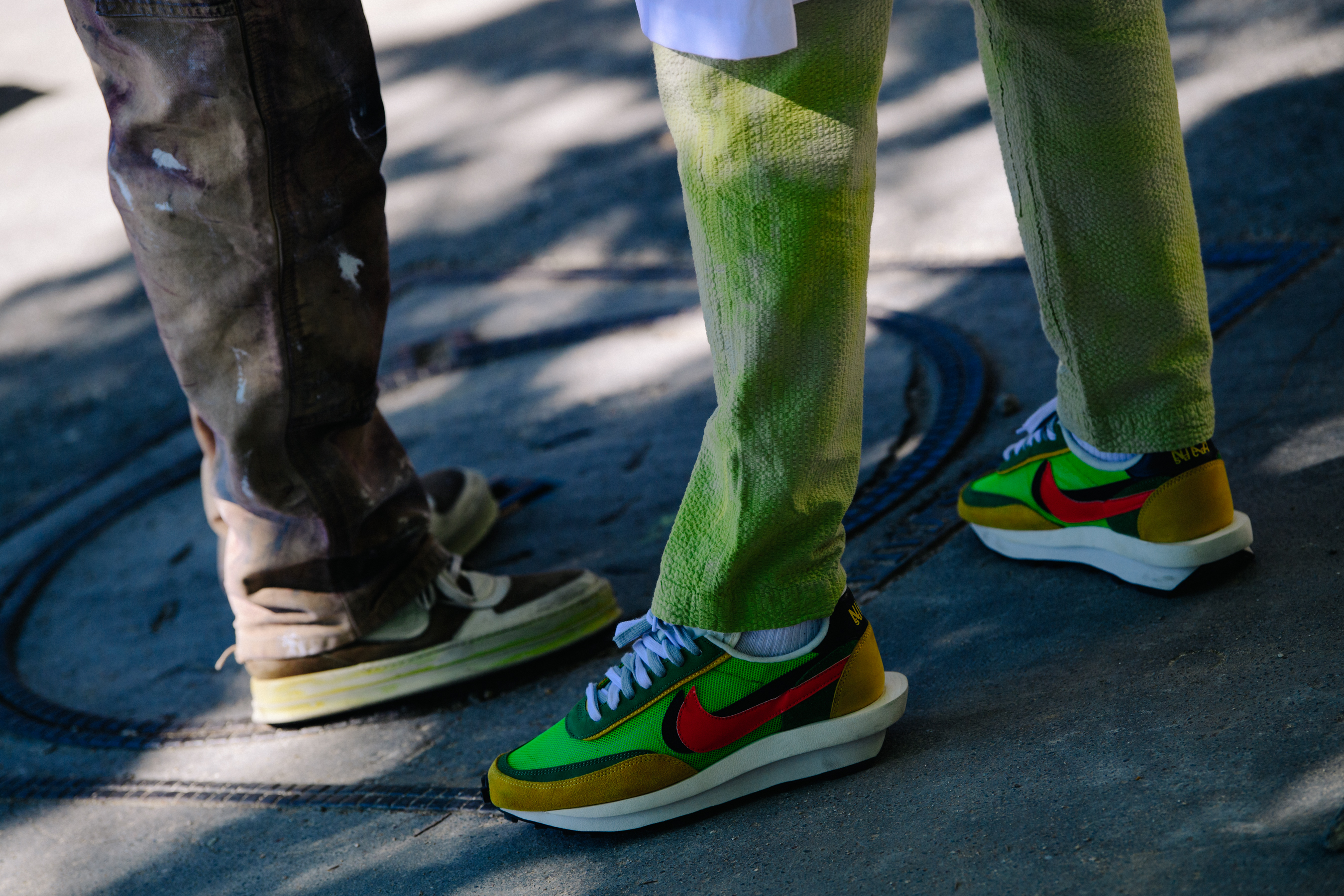 Men wearing Nike Sacai