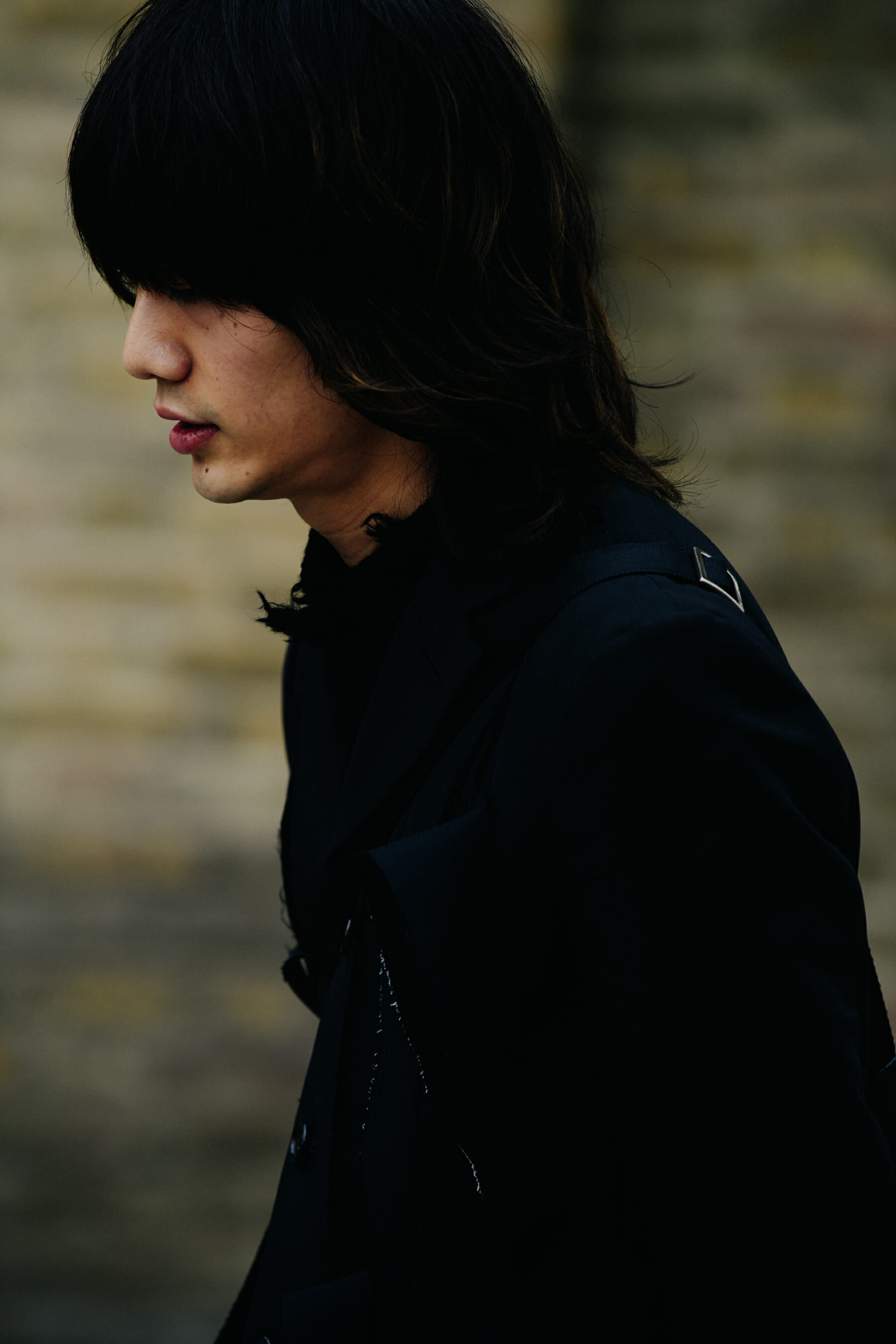 Man wearing all black