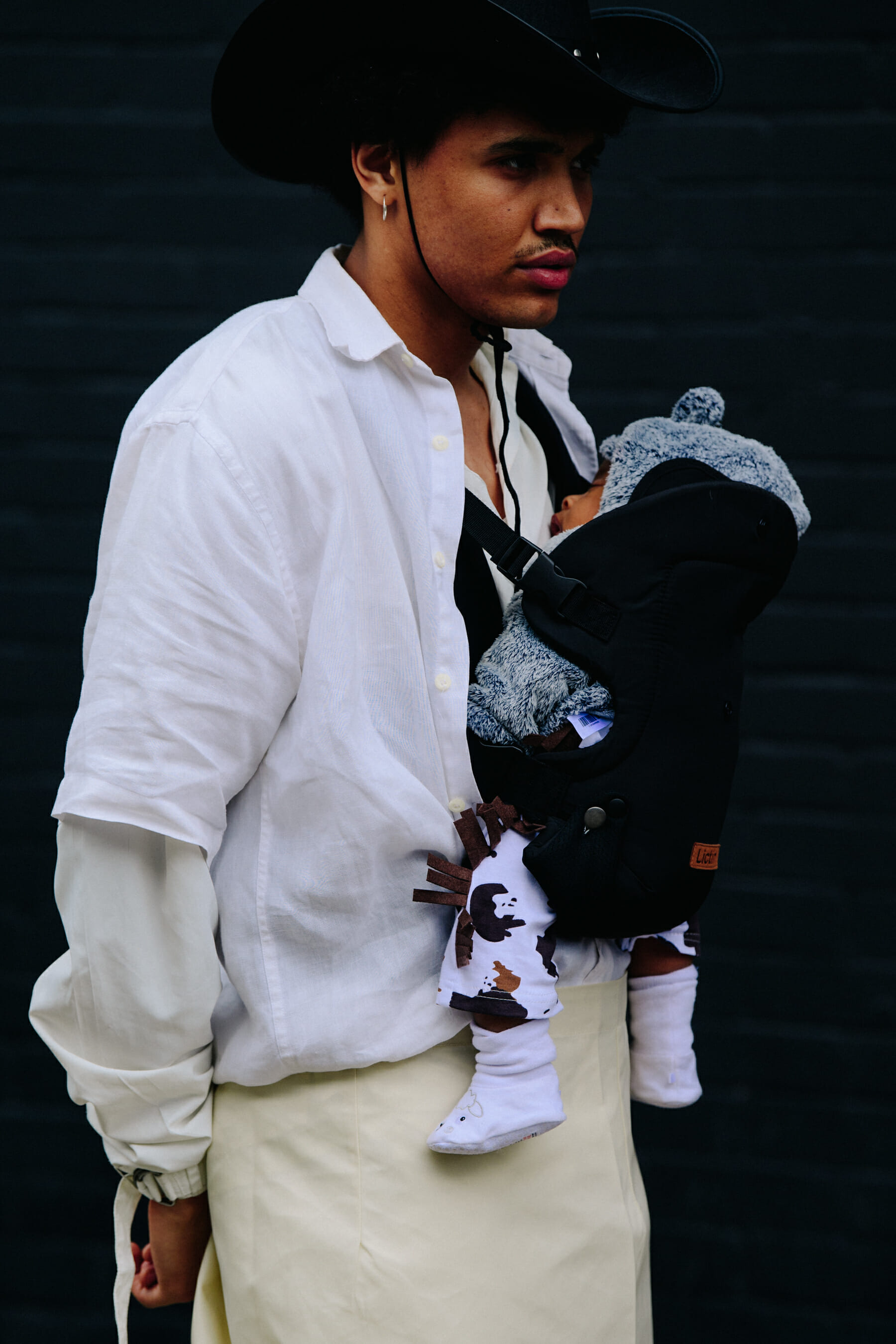 Man wearing cowboy hat