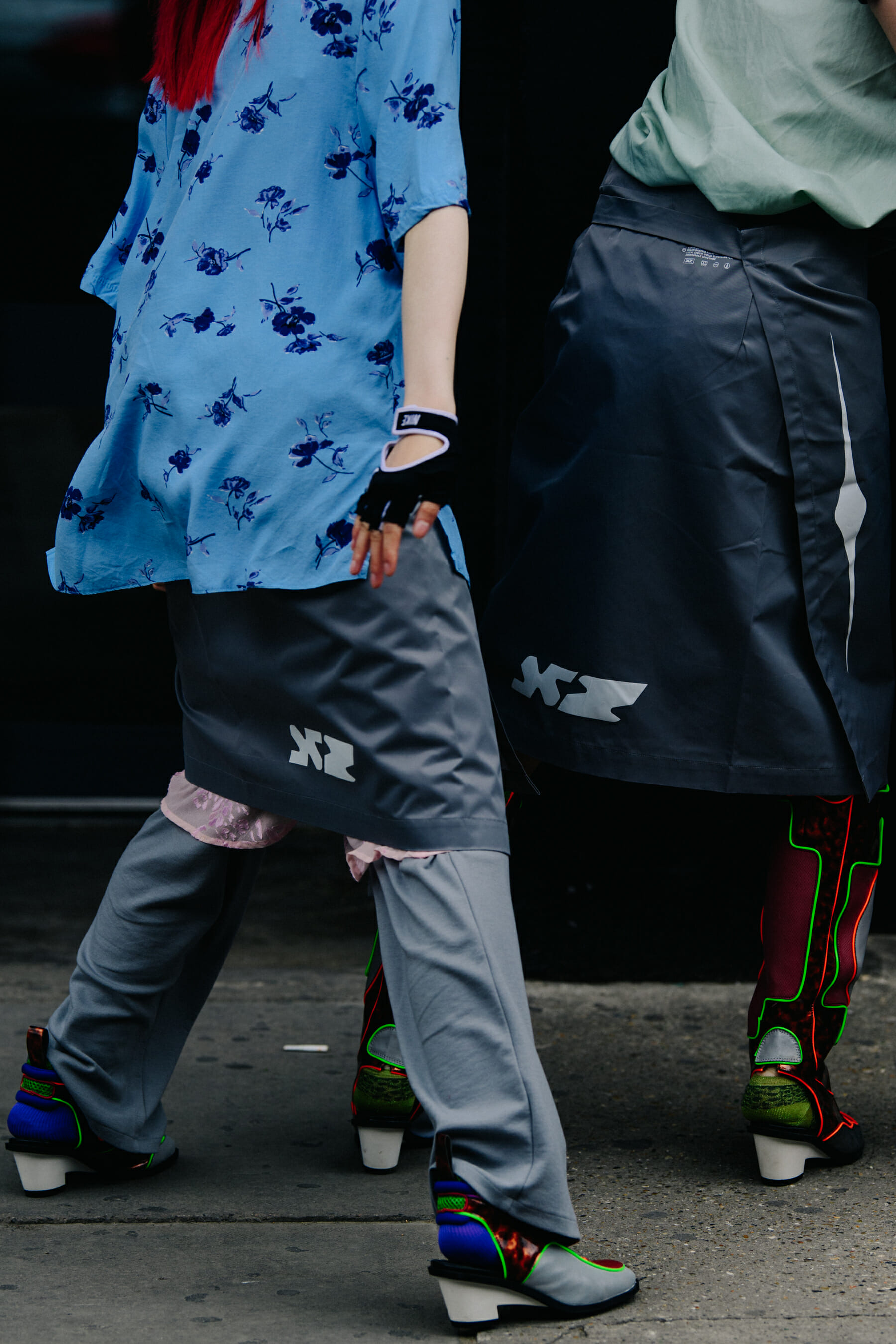 Two women wearing Xander Zhou