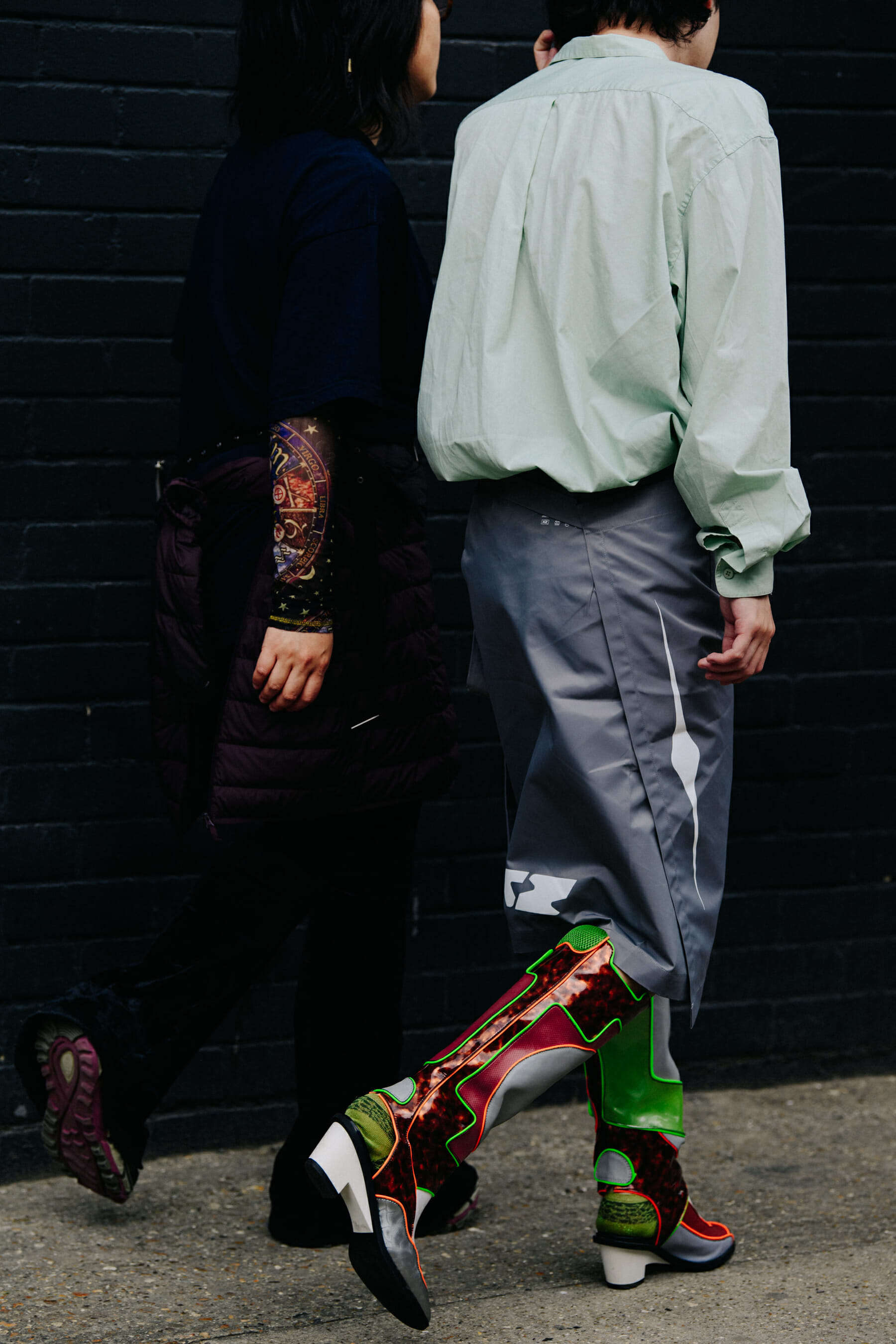 Couple wearing Xander Zhou