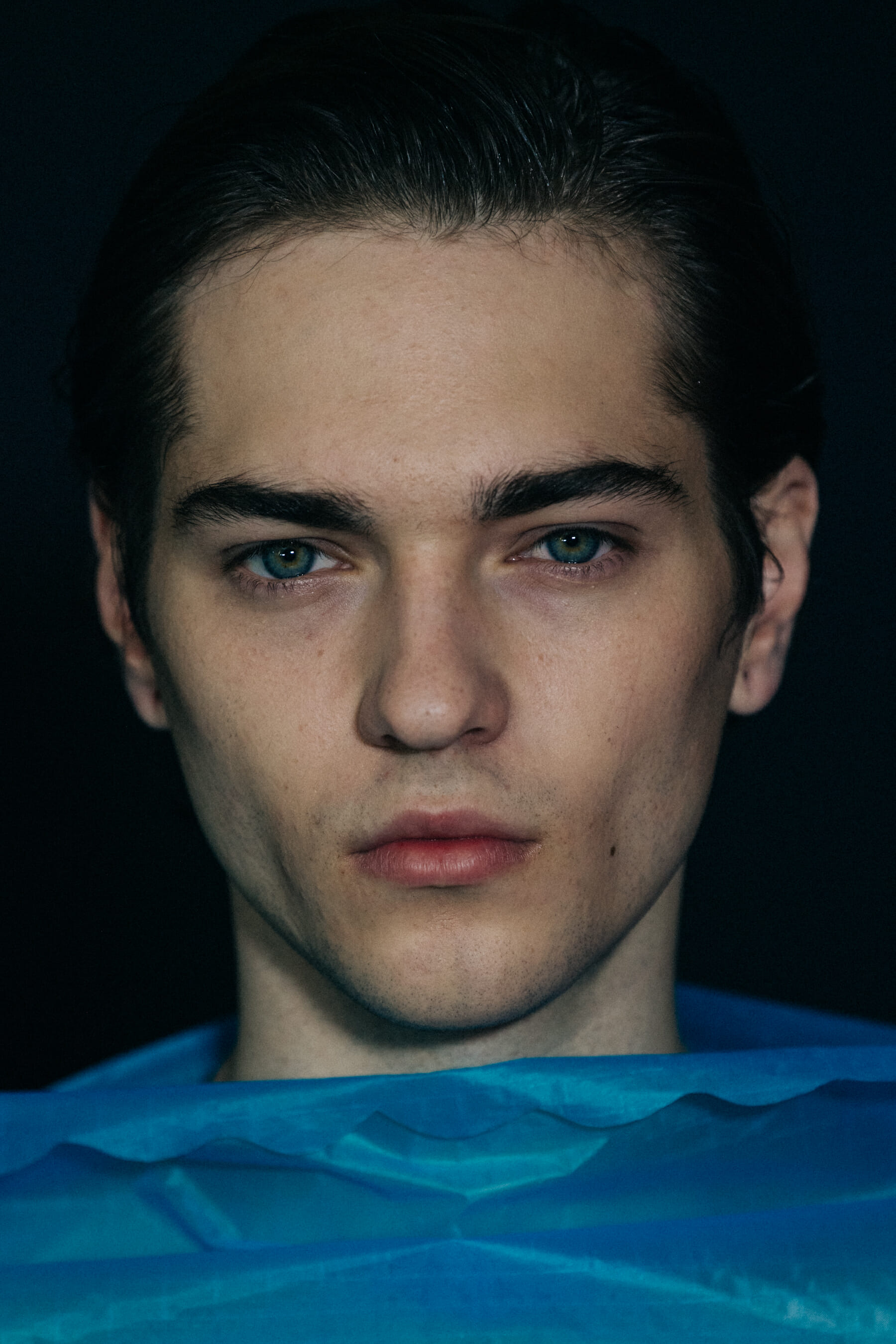 Felix Prabitz backstage at Craig Green