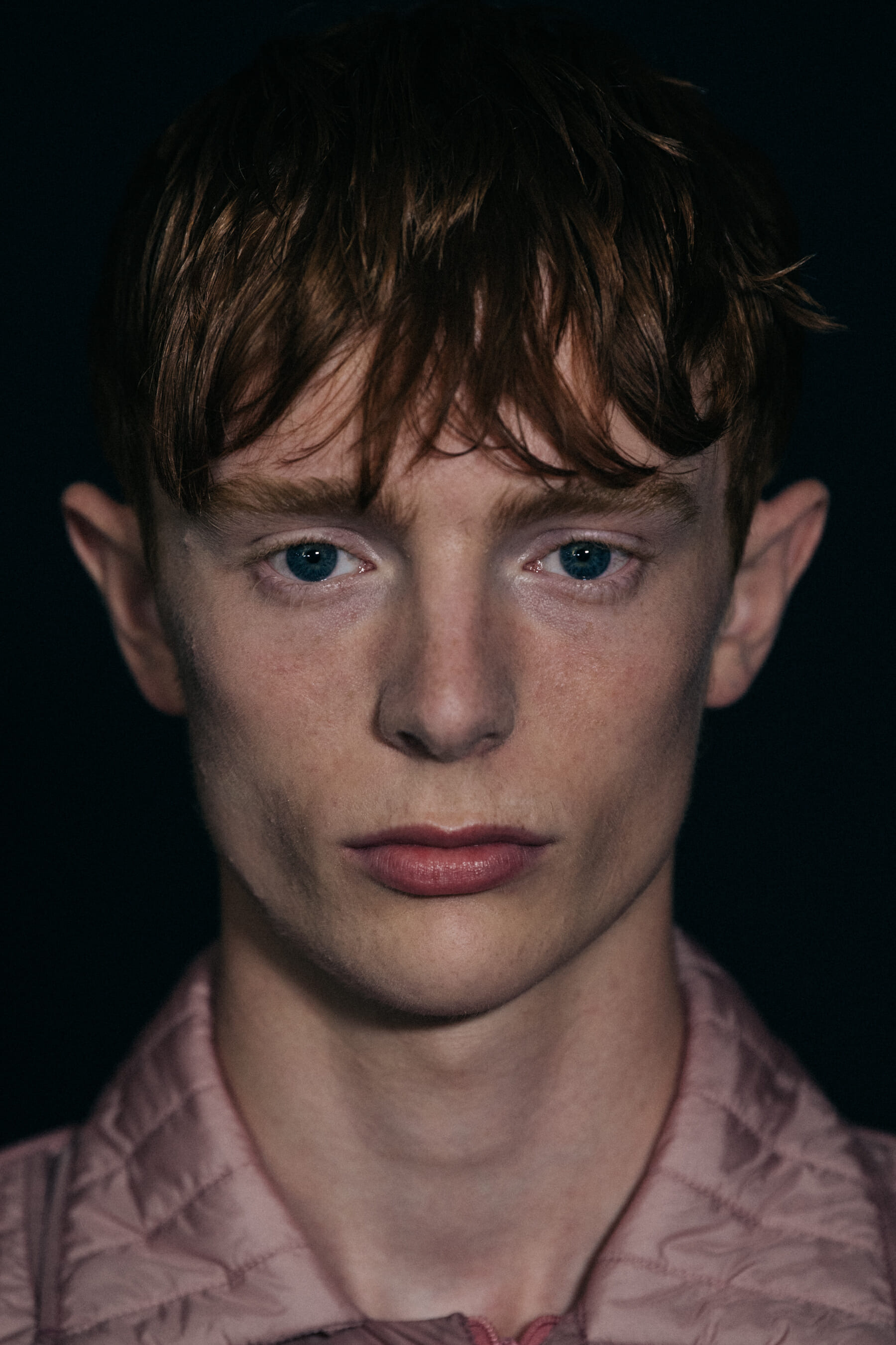 Portrait of model at Craig Green