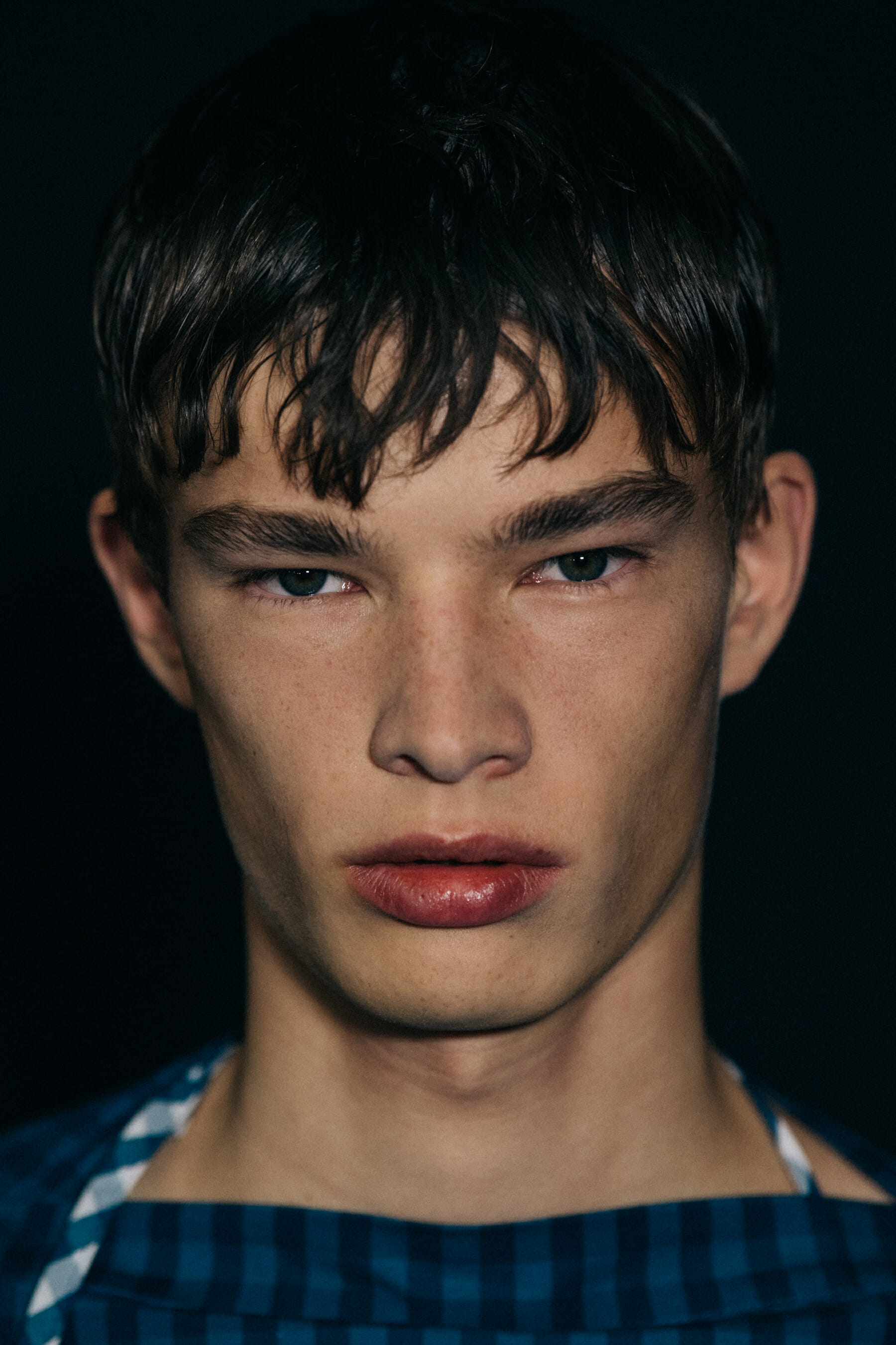 Portrait of model at Craig Green
