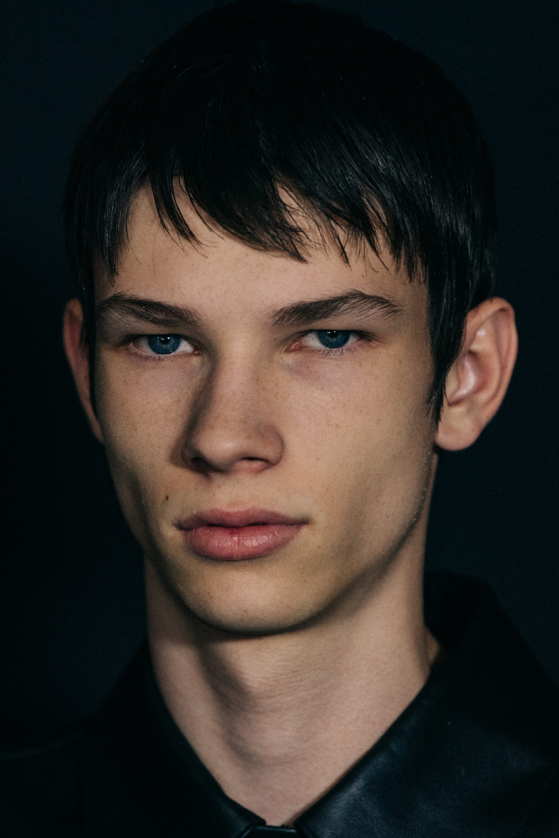Portrait of model at Craig Green