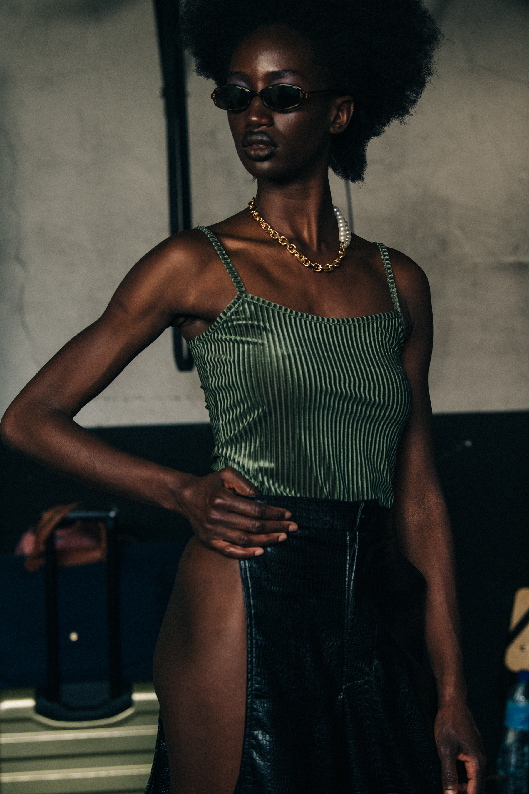 Sasha Marie Payton backstage at Han Kjobenhavn