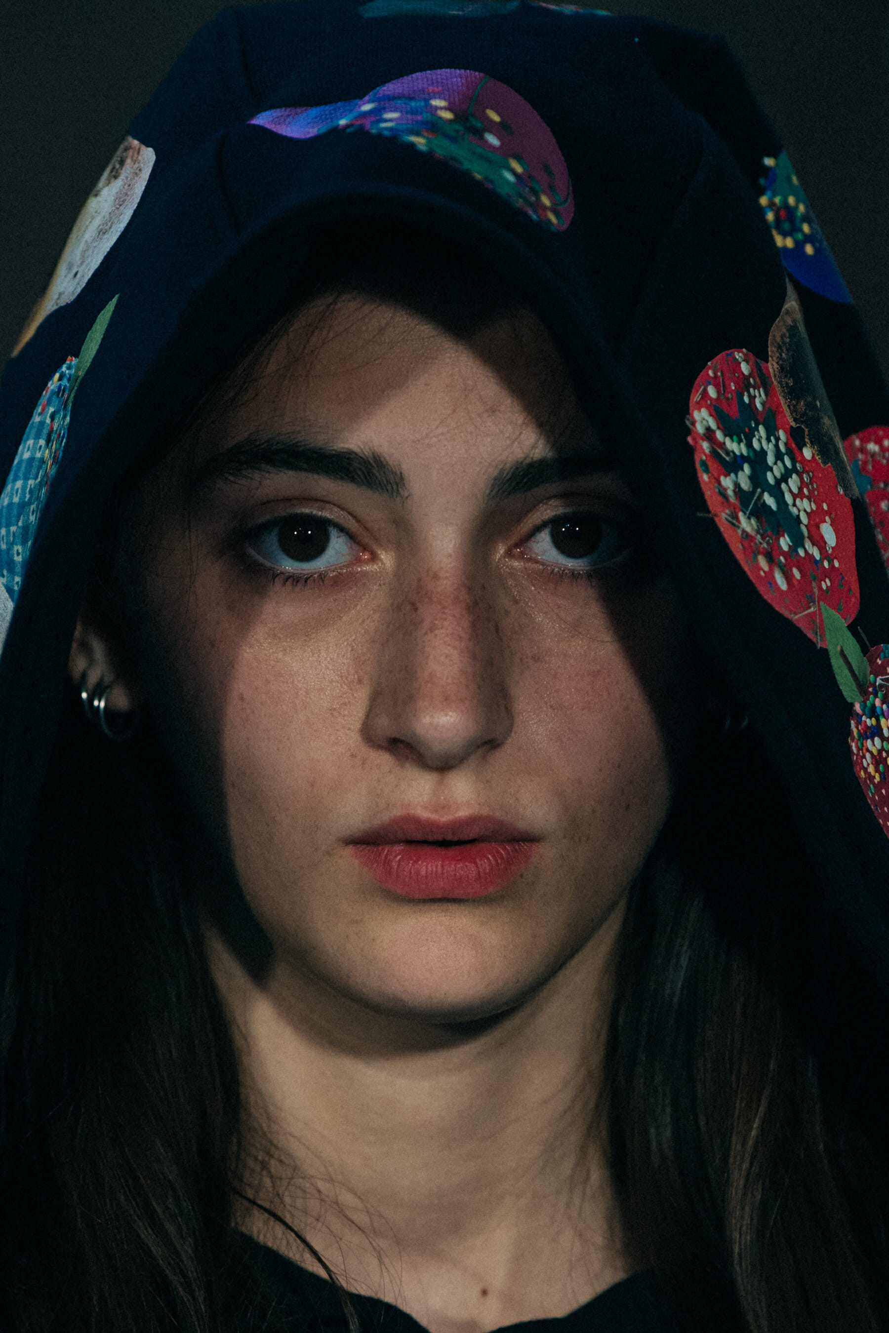 Portrait of model at S.R. STUDIO LA.CA.