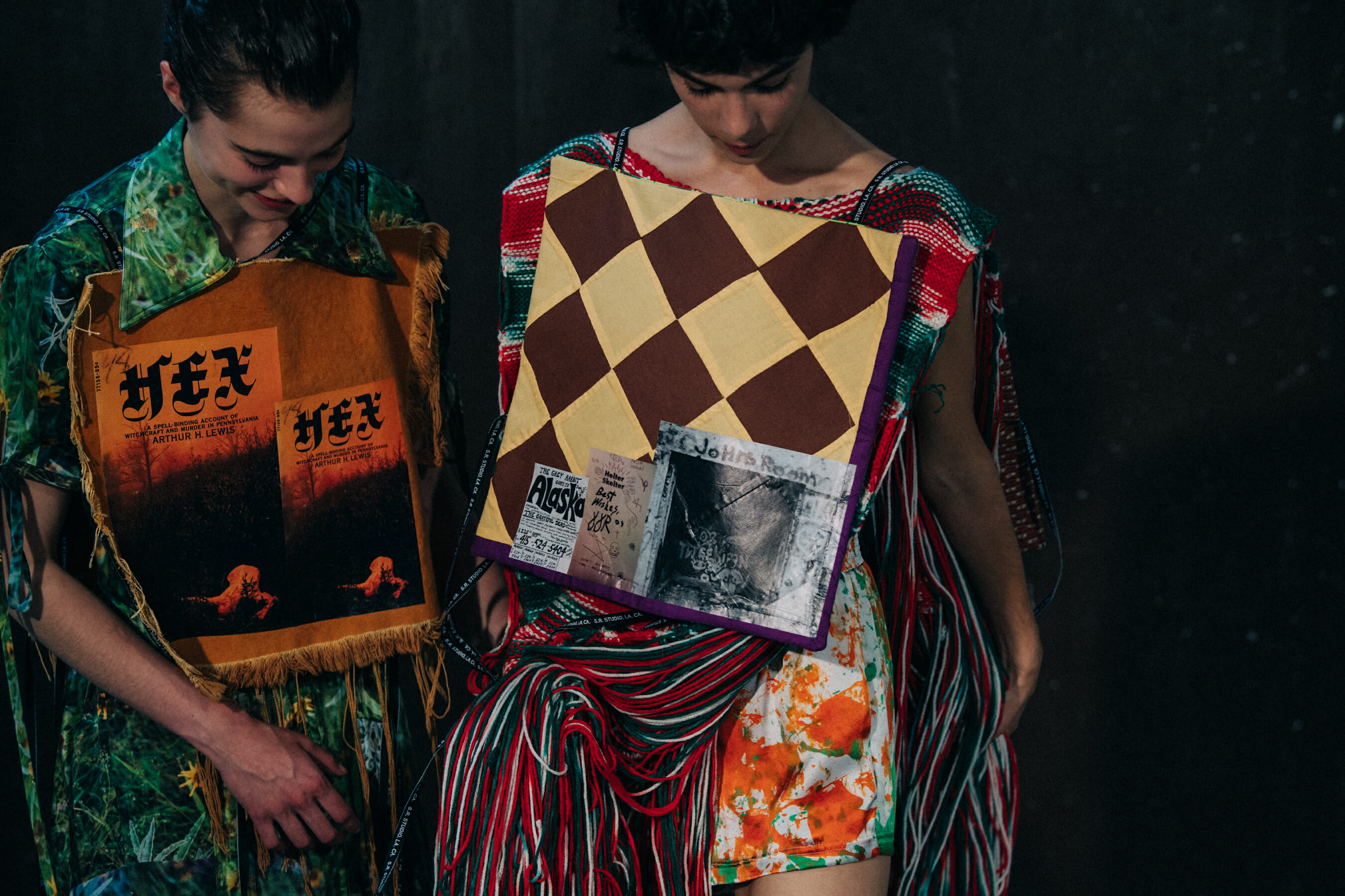 Models wearing colourful clothing at S.R. STUDIO LA.CA.