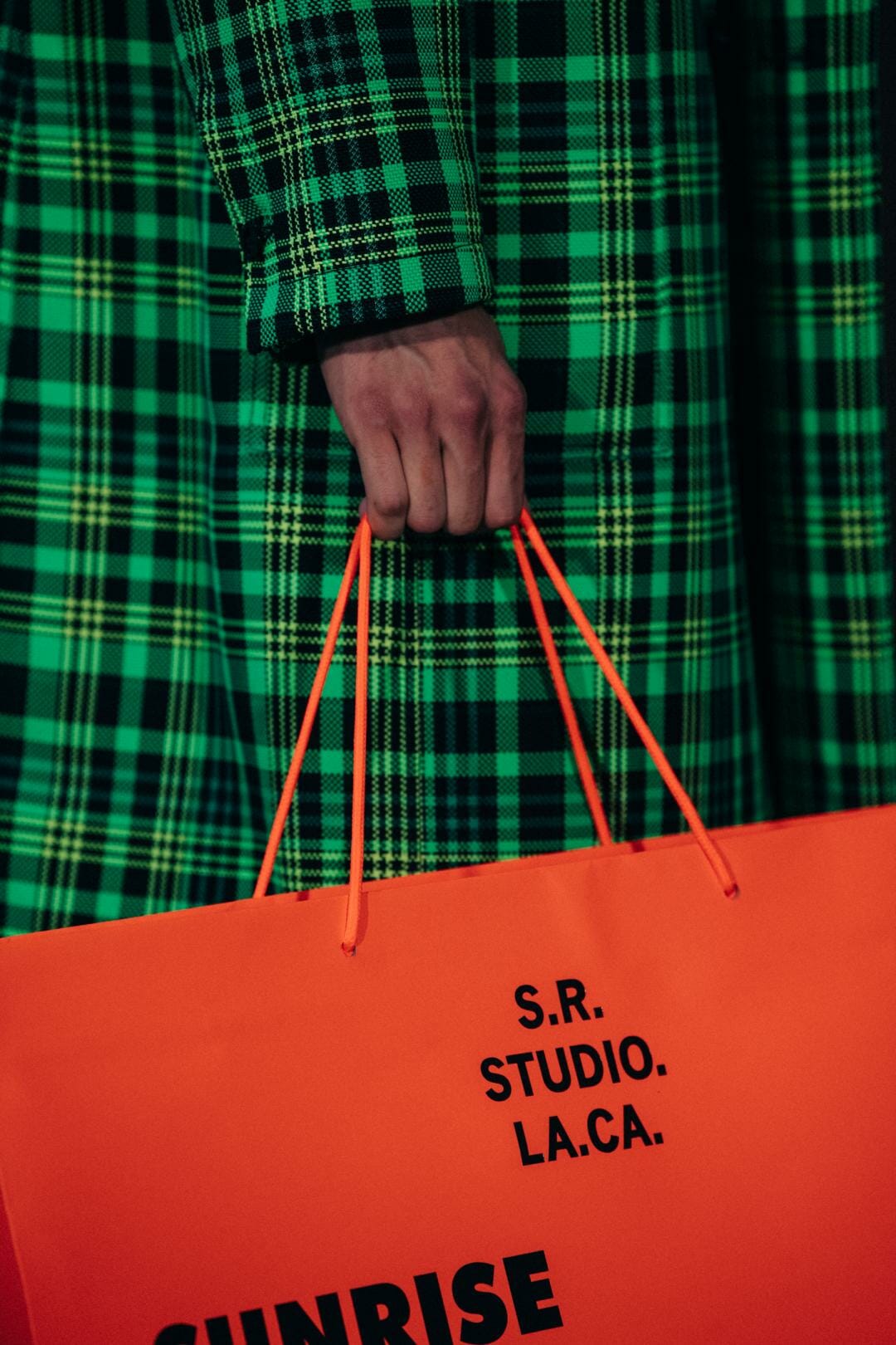 Red bags at S.R. STUDIO LA.CA.
