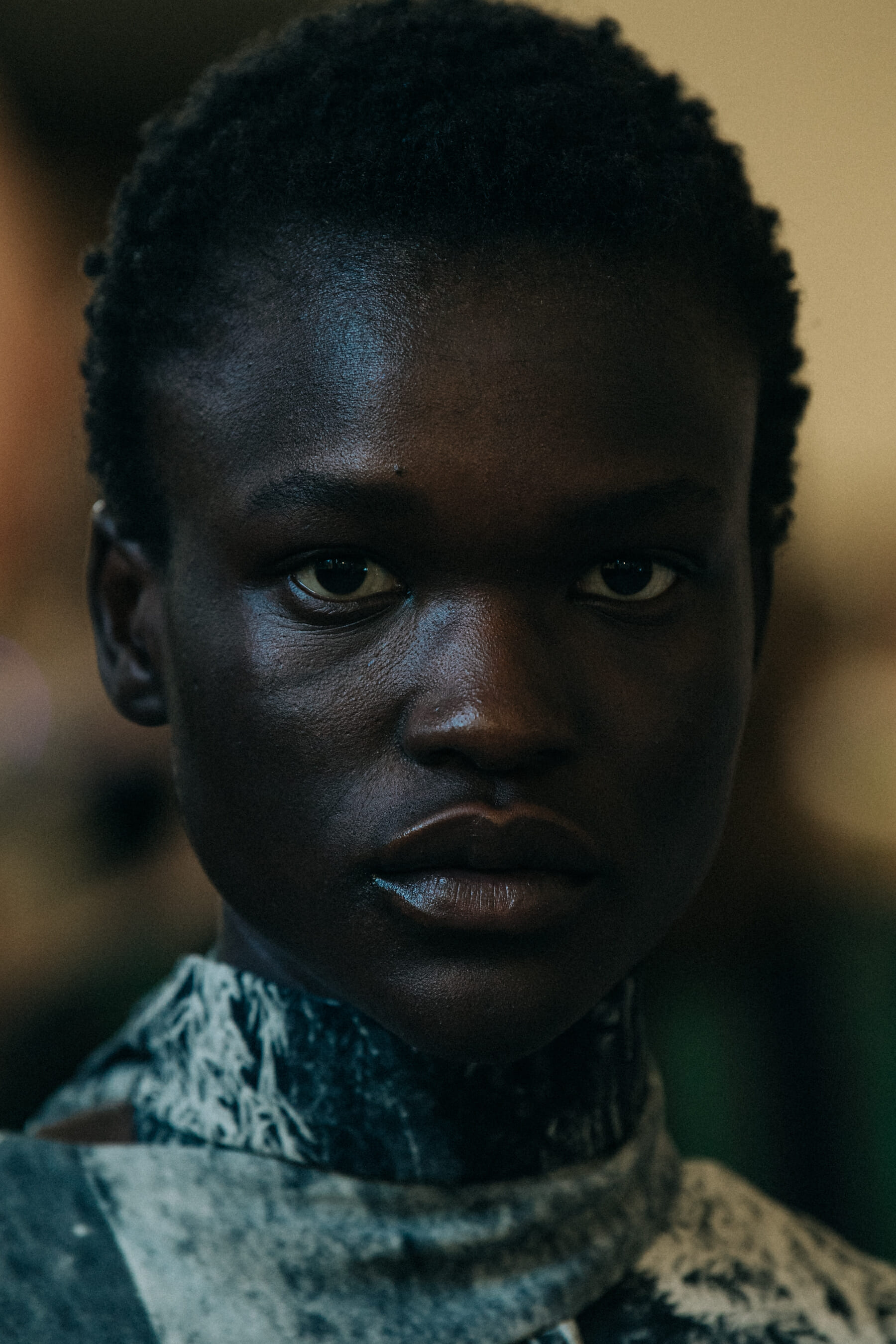 Portrait of model at S.R. STUDIO LA.CA.