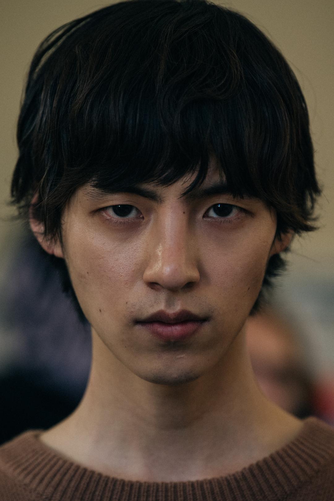 Na Jae Young backstage at S.R. STUDIO LA.CA.