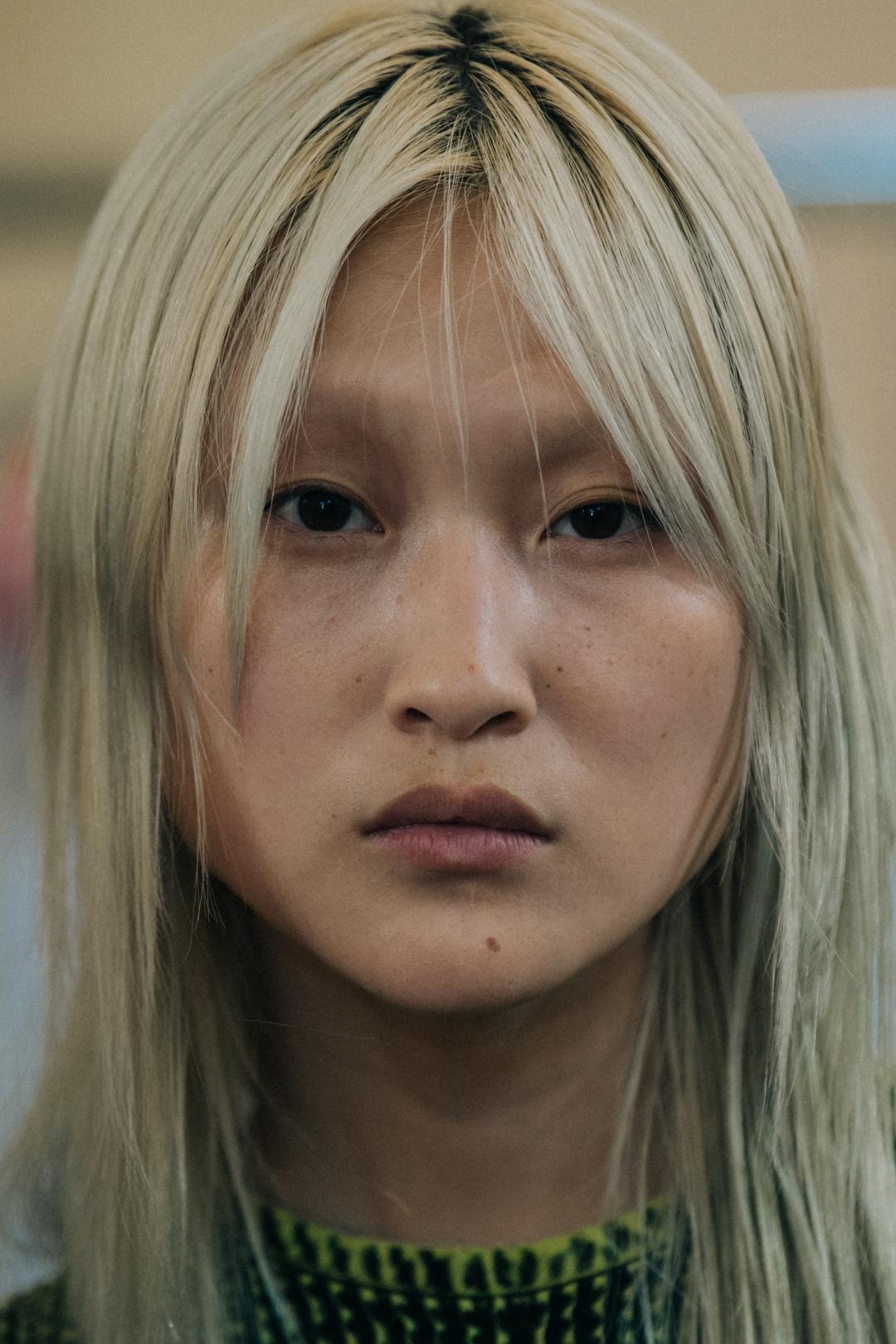 Portrait of model at S.R. STUDIO LA.CA.