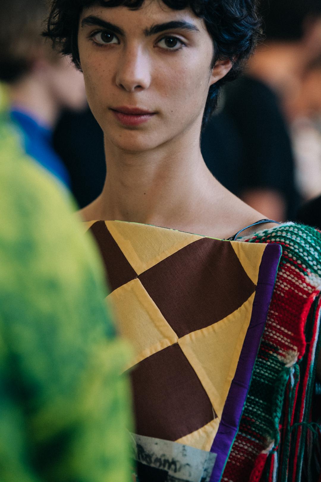 Models wearing colourful clothing at S.R. STUDIO LA.CA.
