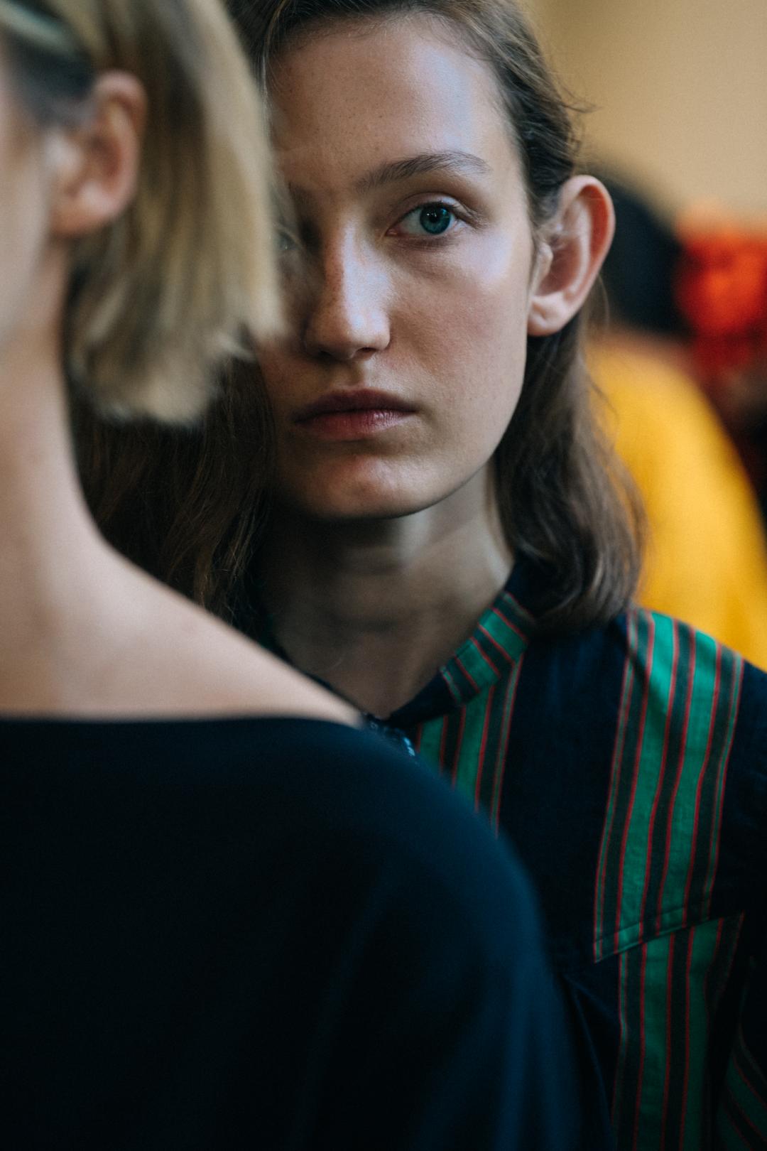 Anna Sikorska backstage at S.R. STUDIO LA.CA.