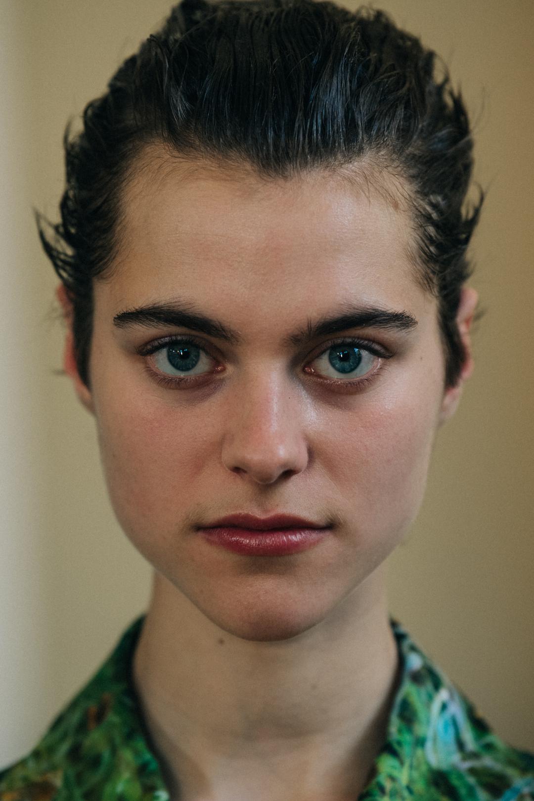 Portrait of model at S.R. STUDIO LA.CA.