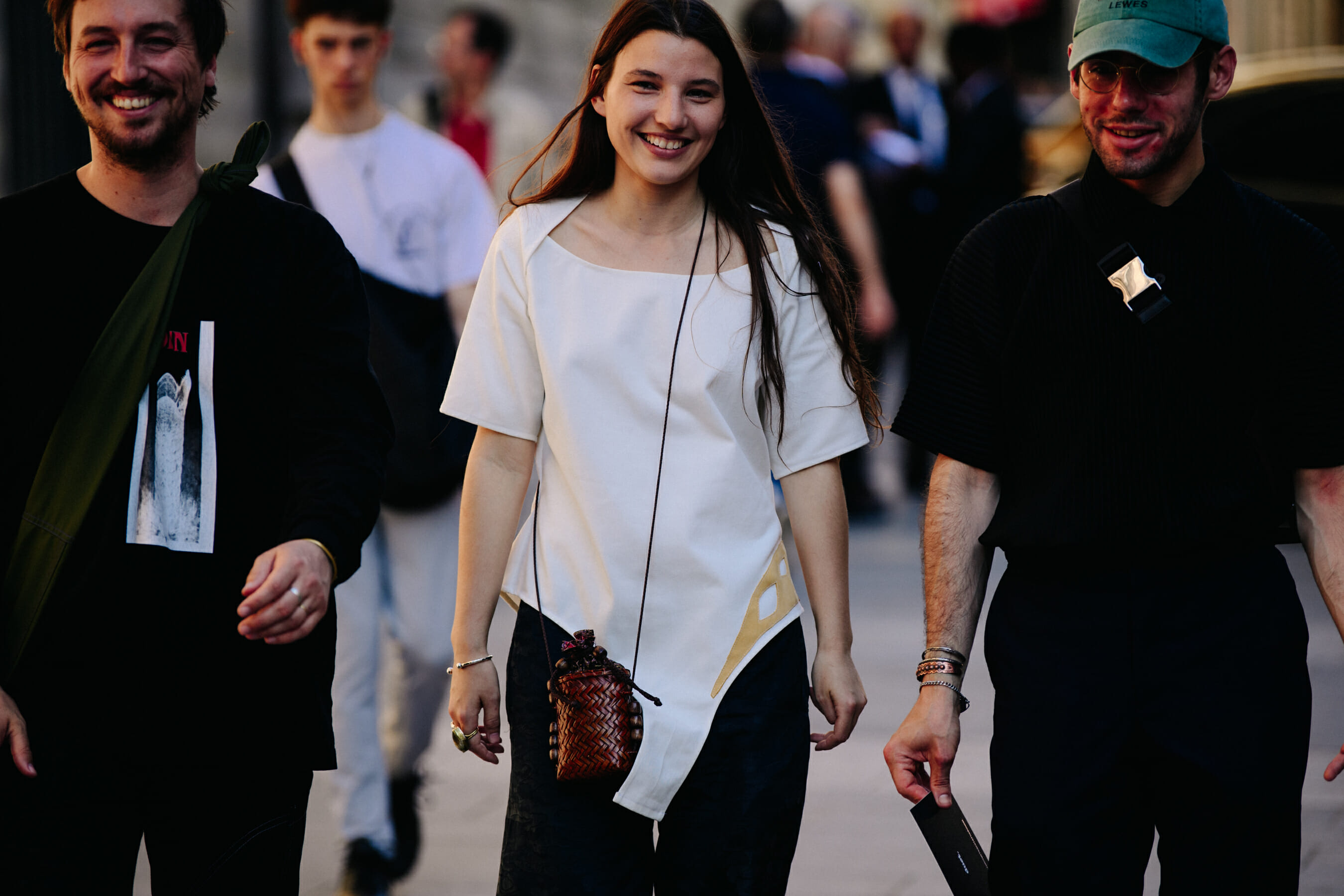 Three stylish people
