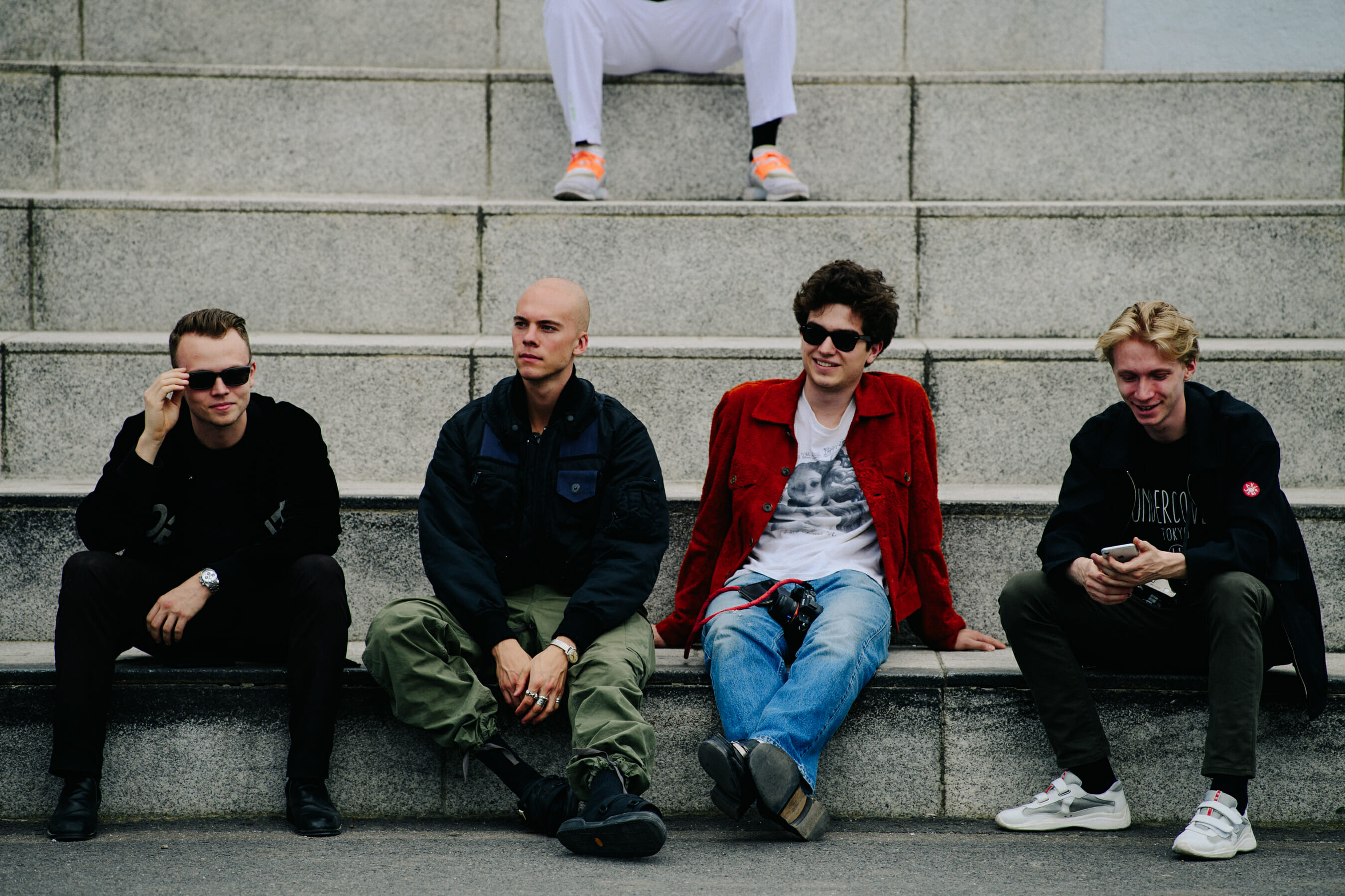 Group of men wearing Nike
