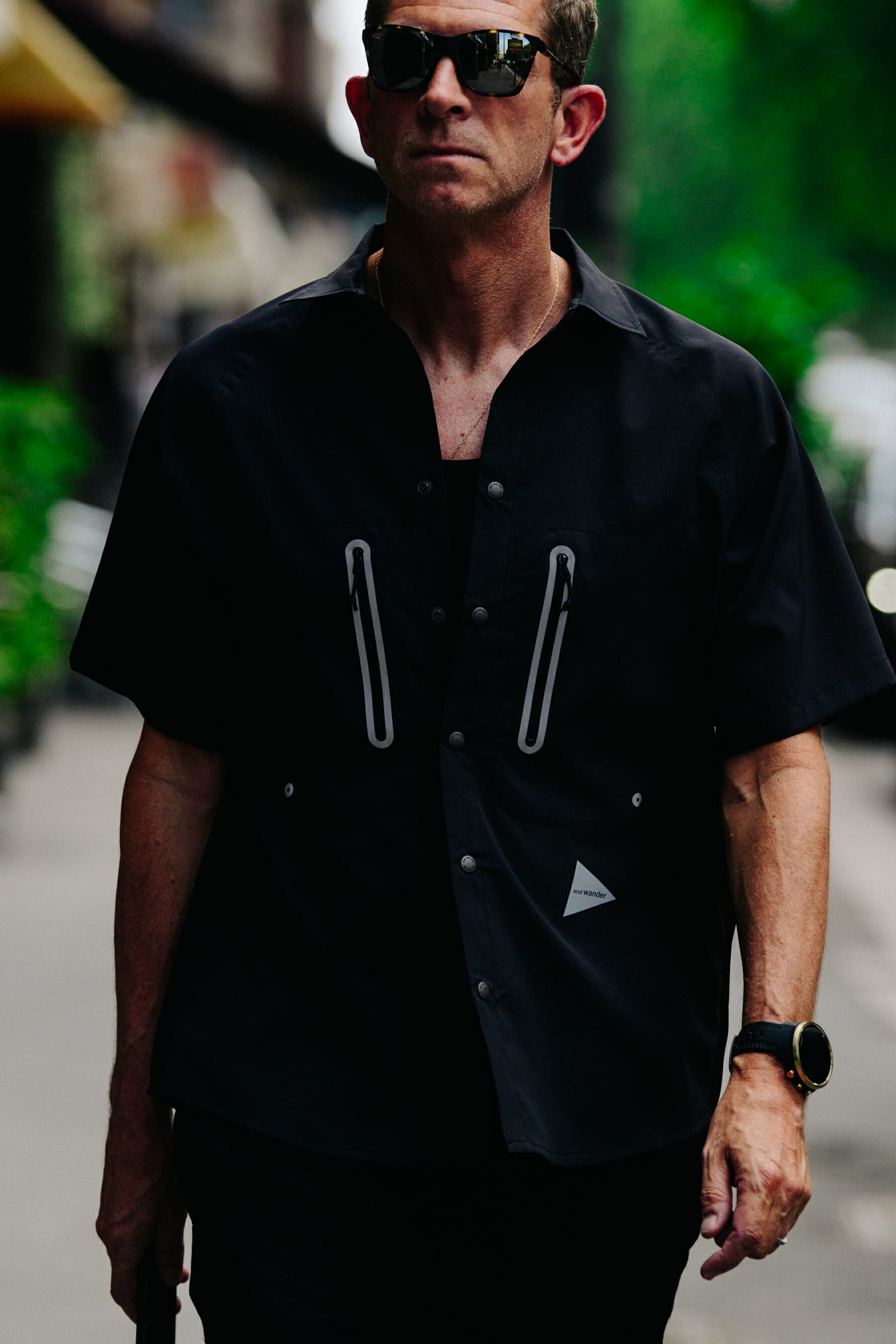 Man wearing black shirt
