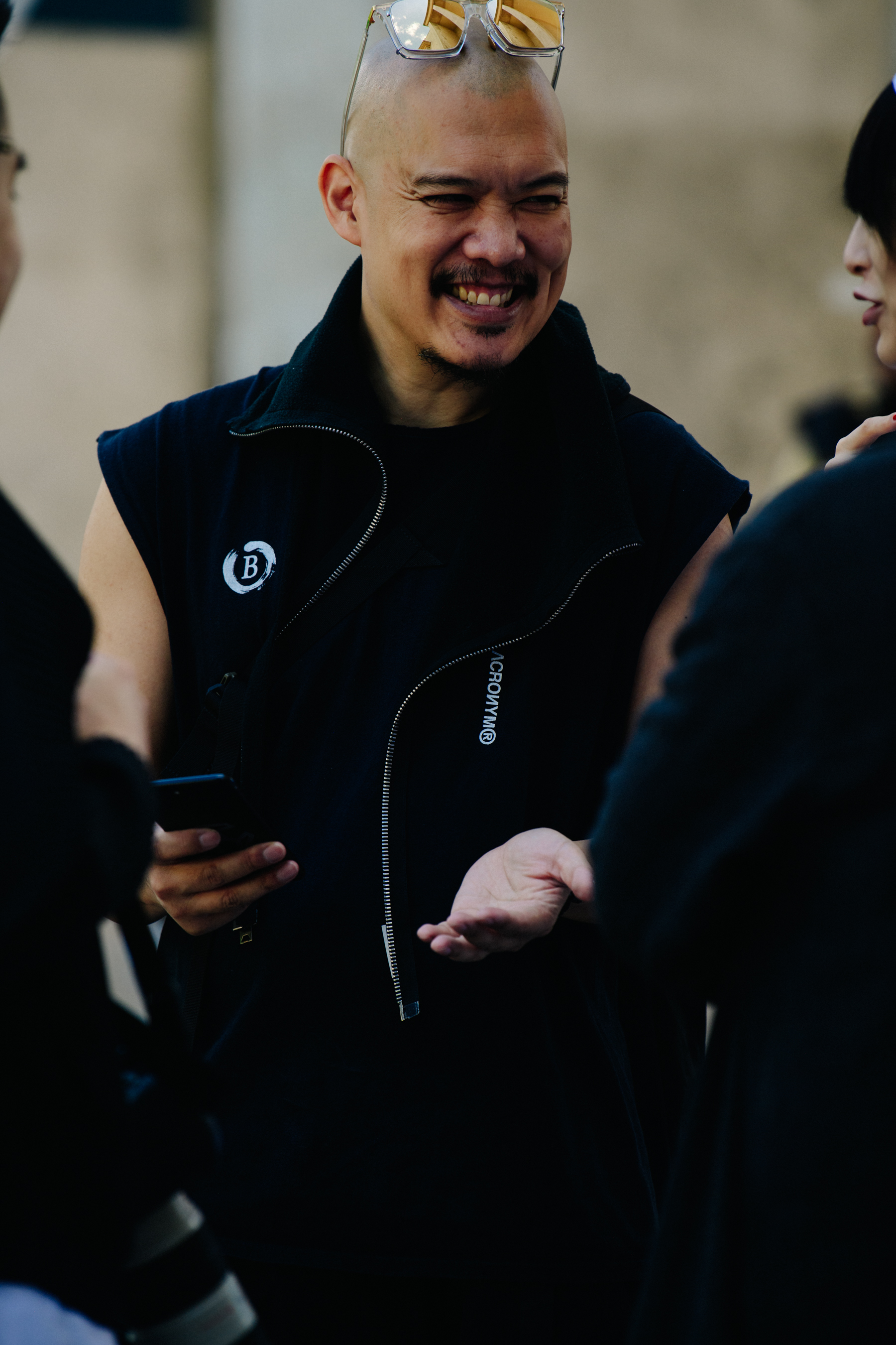 Acronym designer wearing Acronym