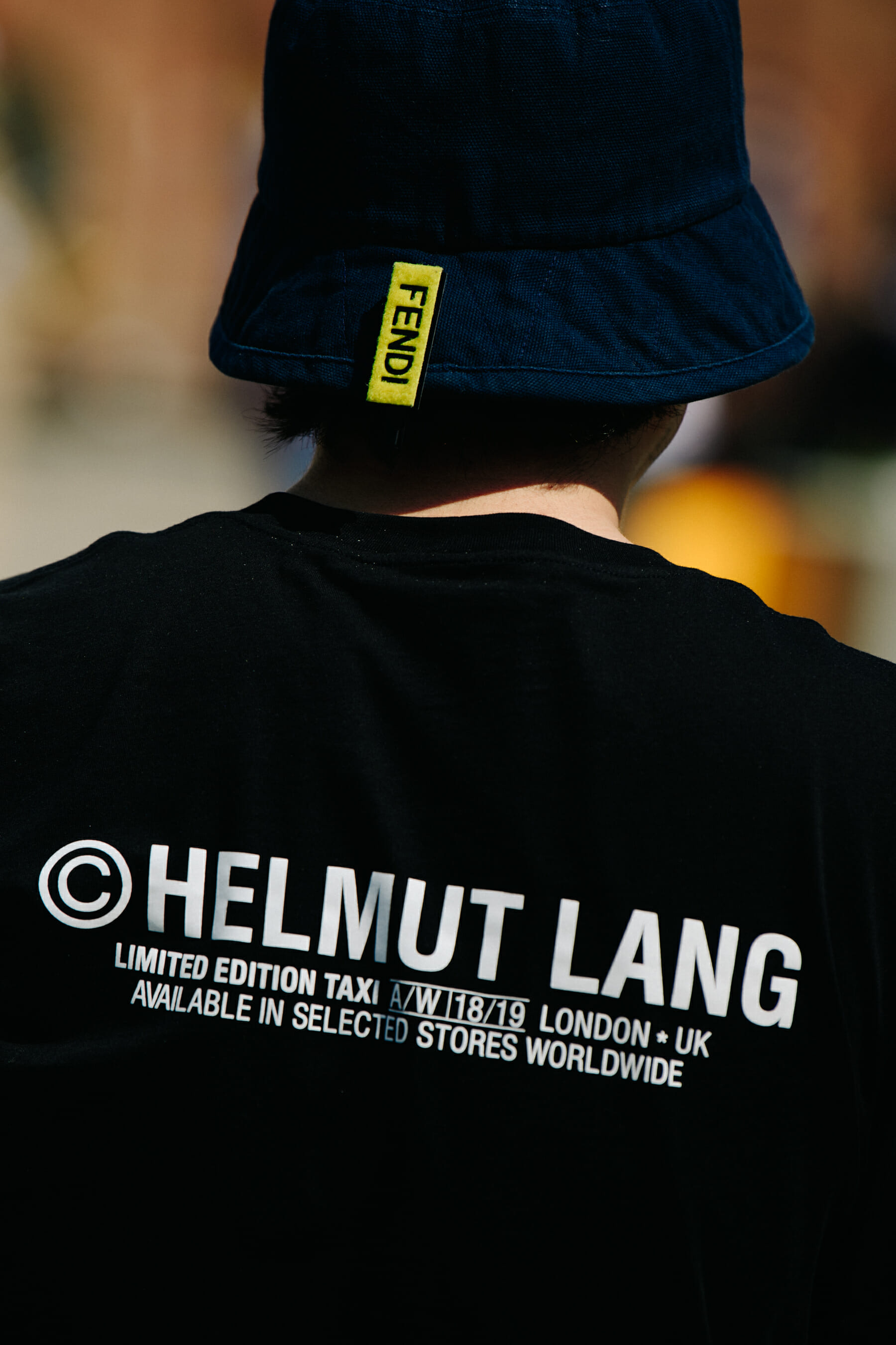 Man wearing Fendi hat