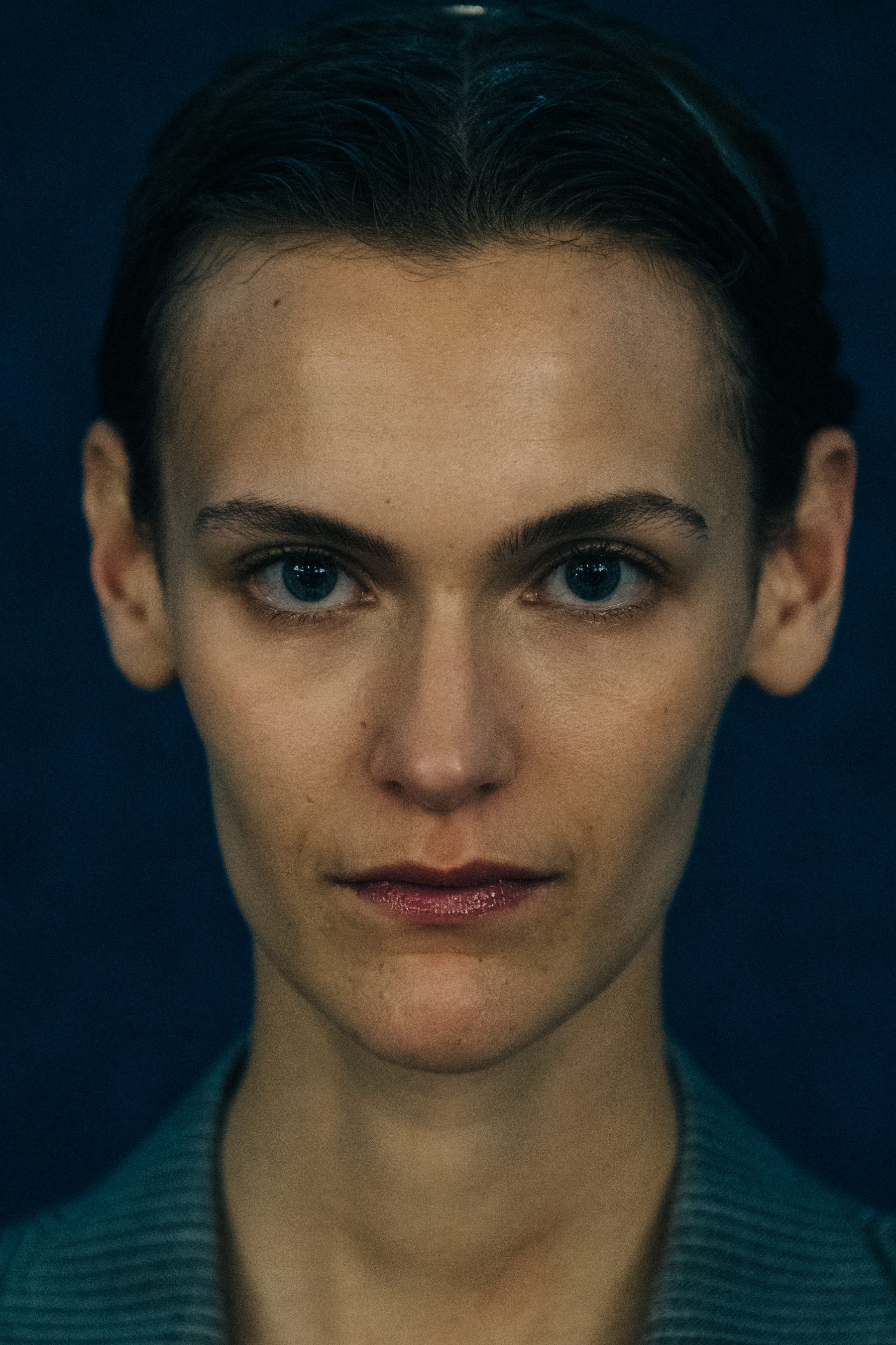 Fia Ljungstrom backstage at 1017 Alyx 9SM