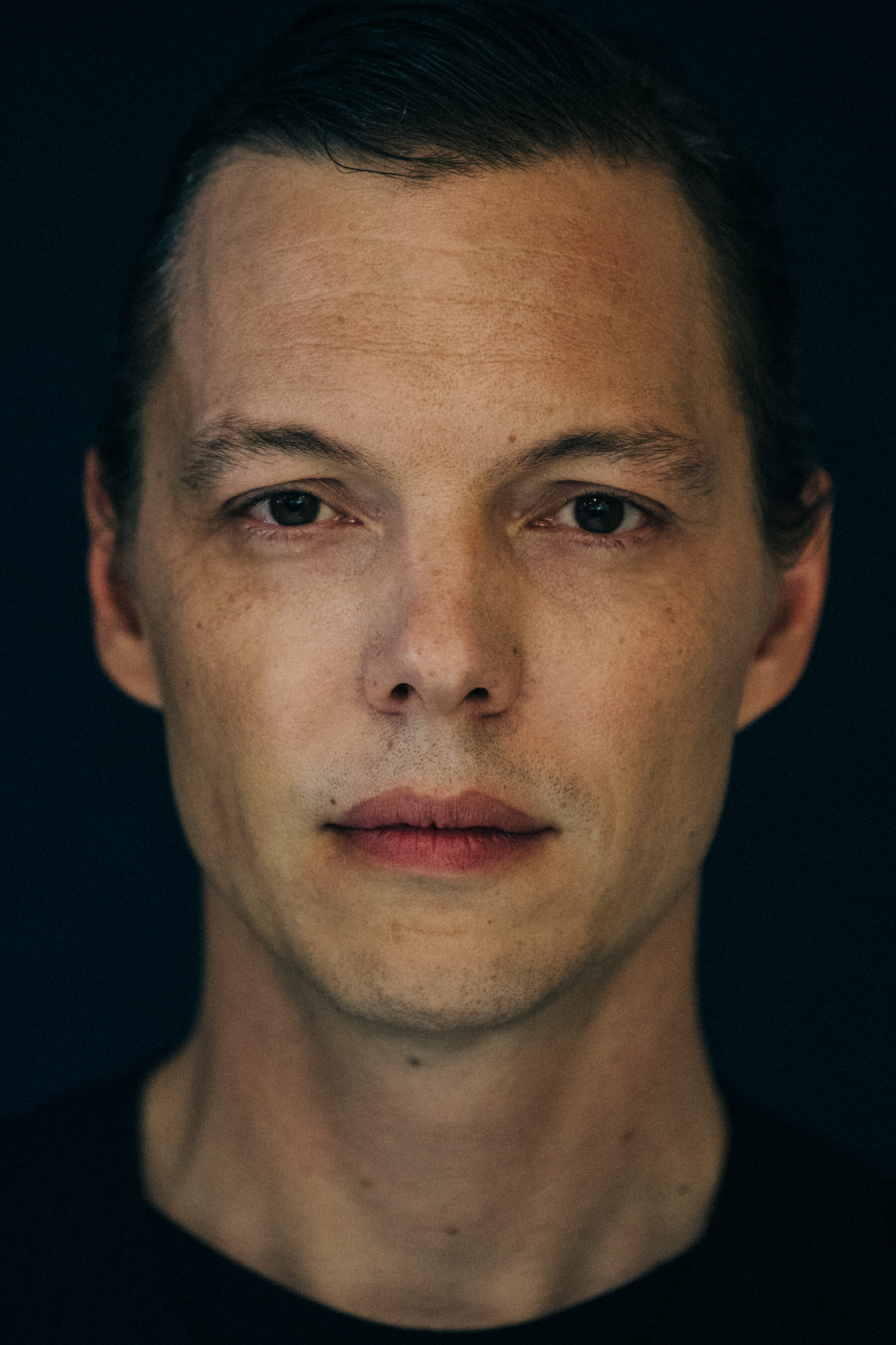 Alban Adam backstage at 1017 Alyx 9SM