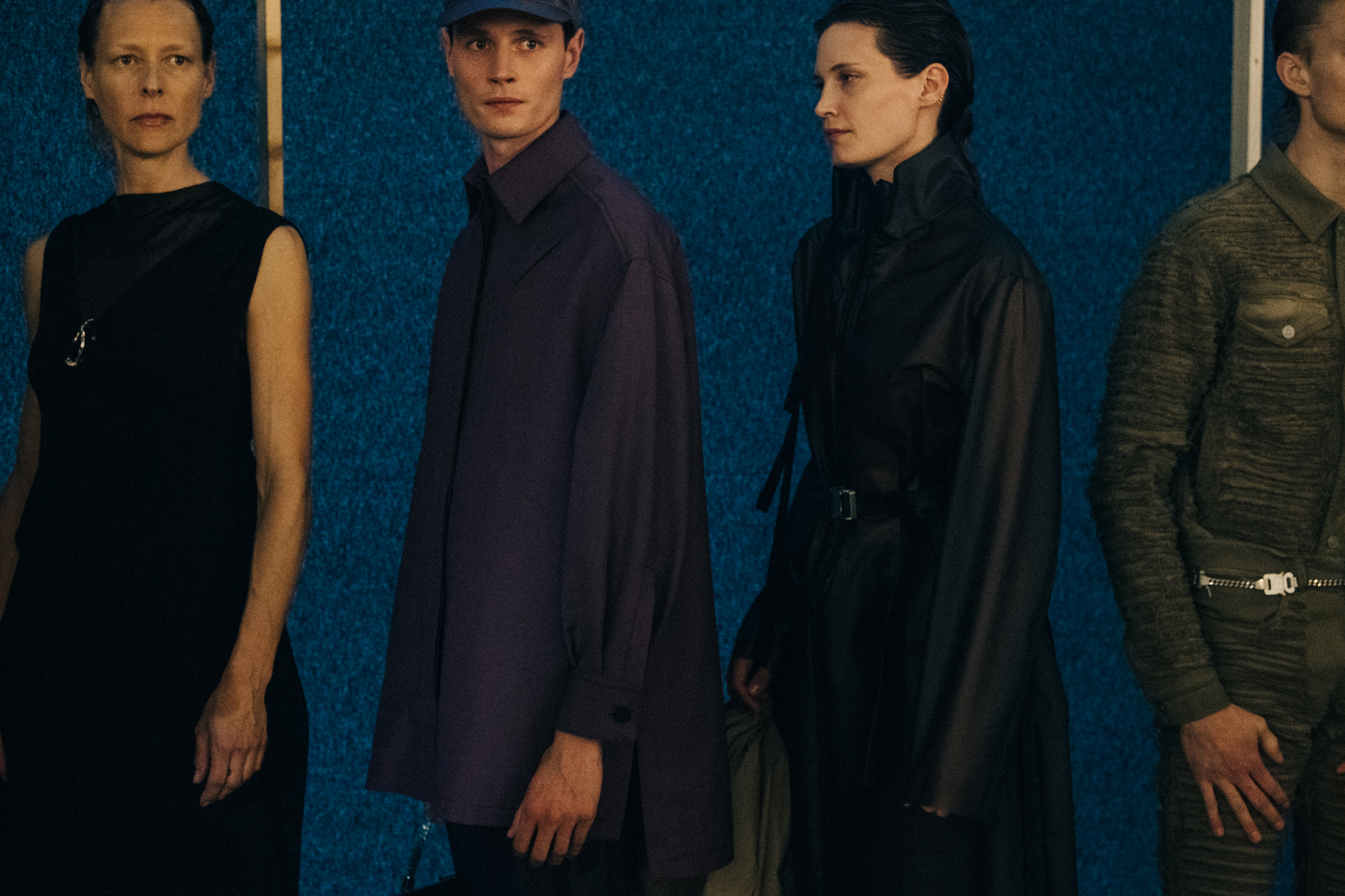 Models wearing Alyx outfits backstage