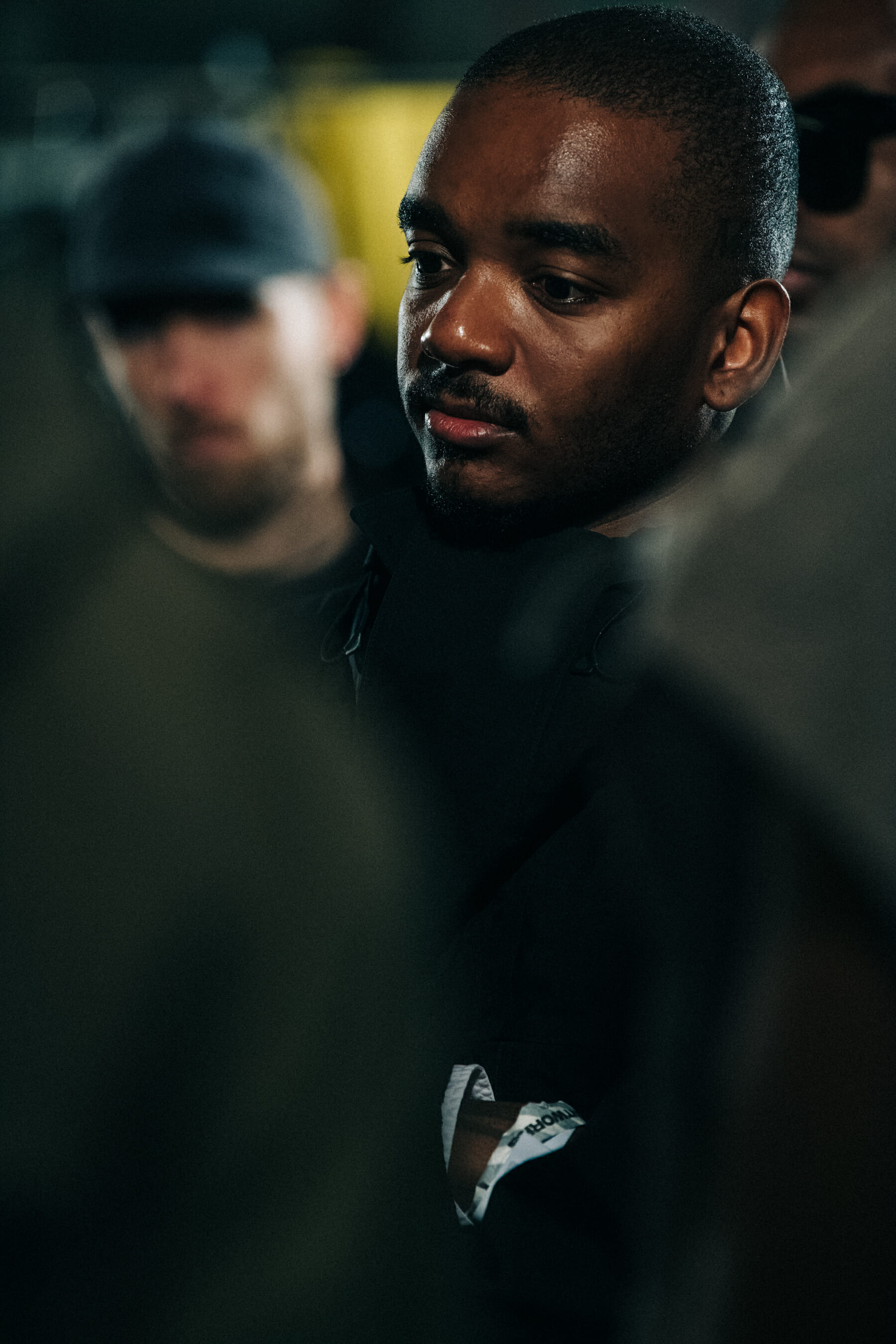 Samuel Ross backstage at A Cold Wall