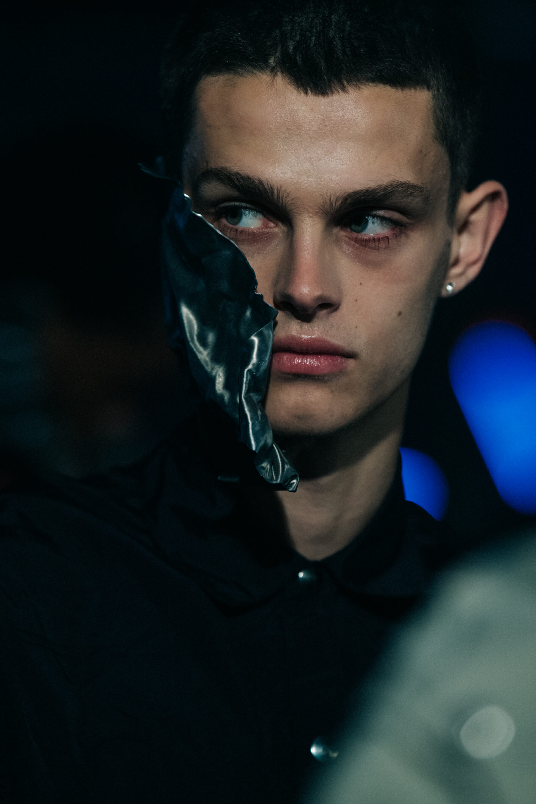 Noah Morley backstage at A Cold Wall