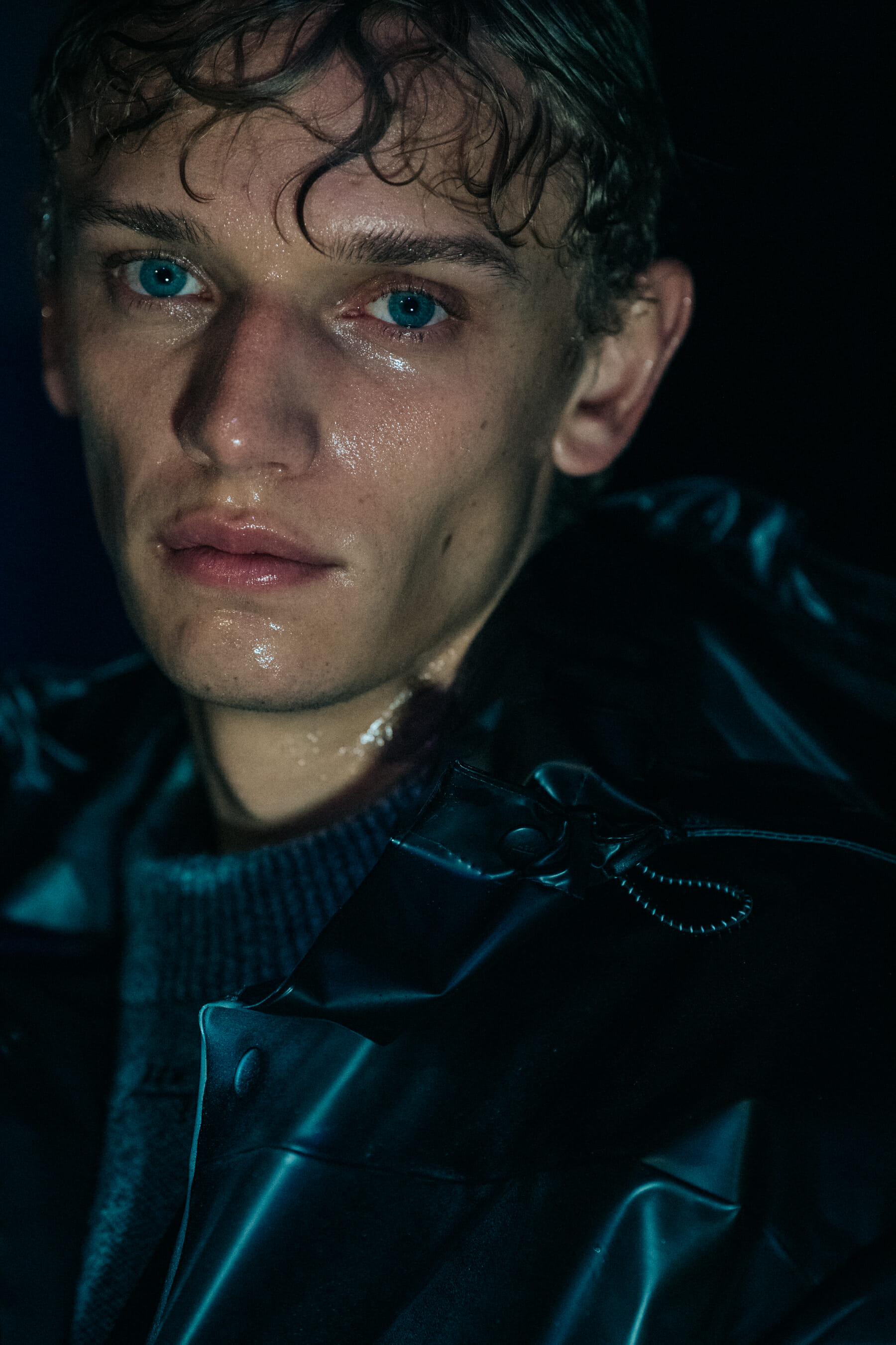 Peter Dupont backstage at A Cold Wall