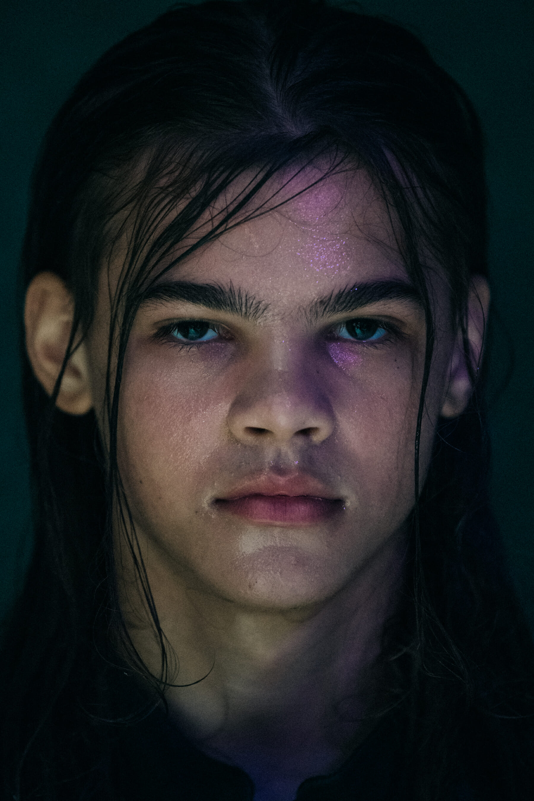 Rio Thake backstage at A Cold Wall