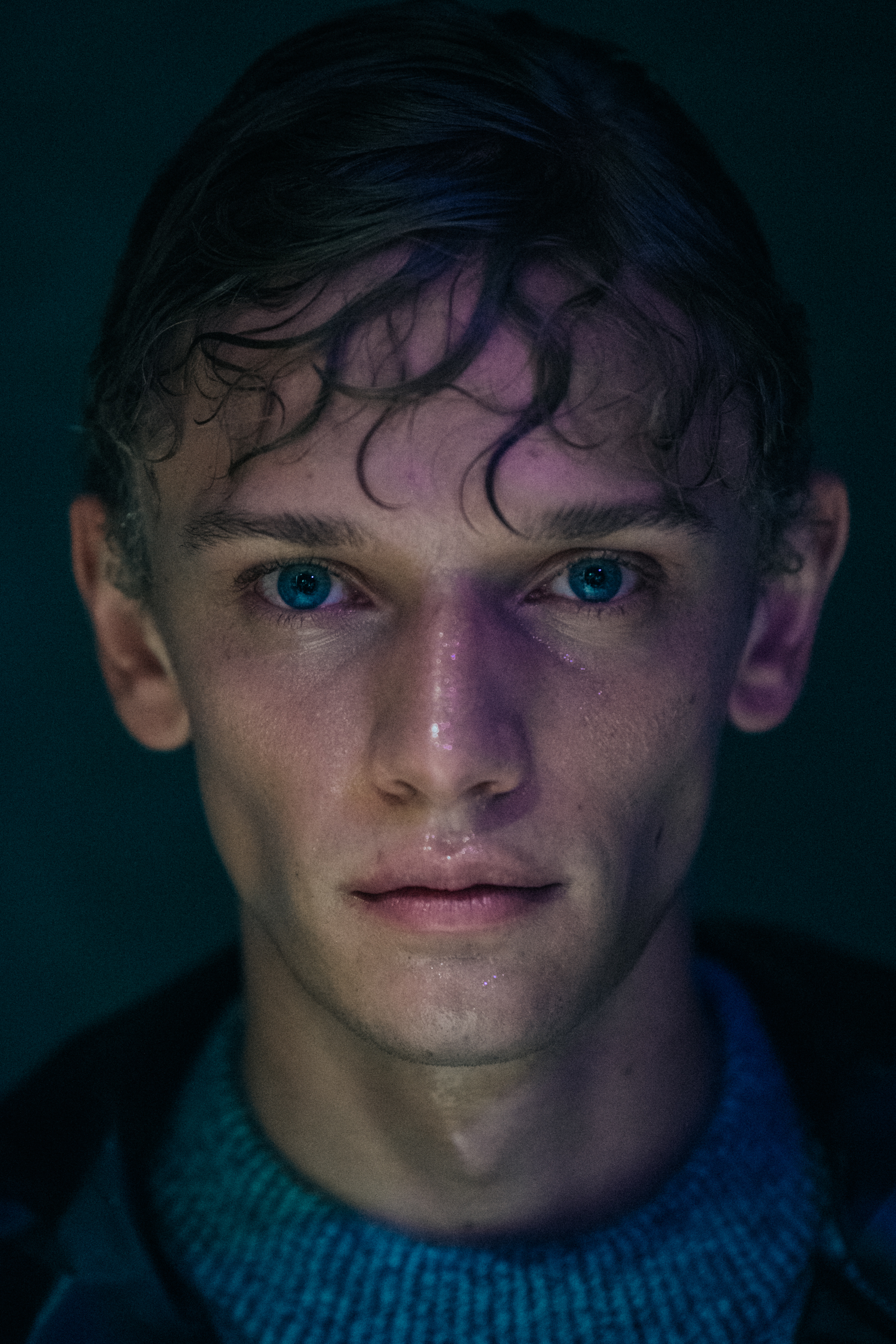 Peter Dupont backstage at A Cold Wall