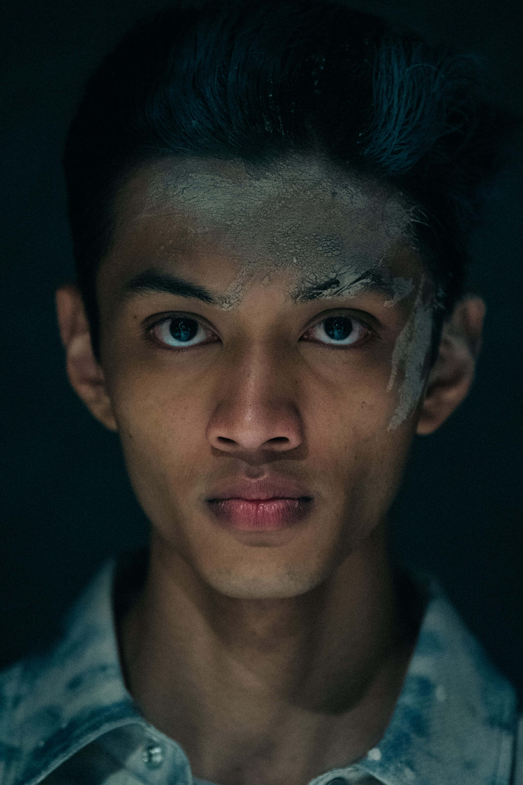 Portrait of model at A Cold Wall